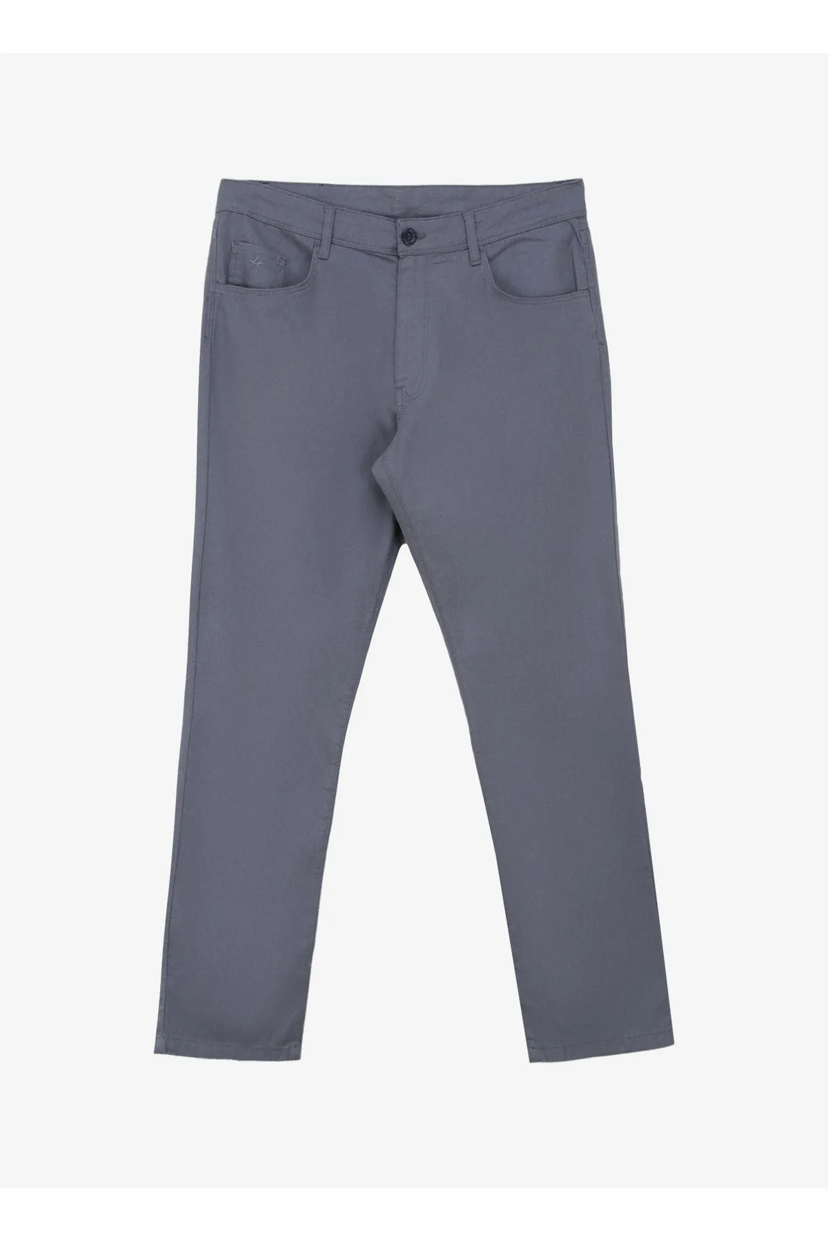 Altınyıldız Classics Gray - Blue Men's Pants 4a0124200093