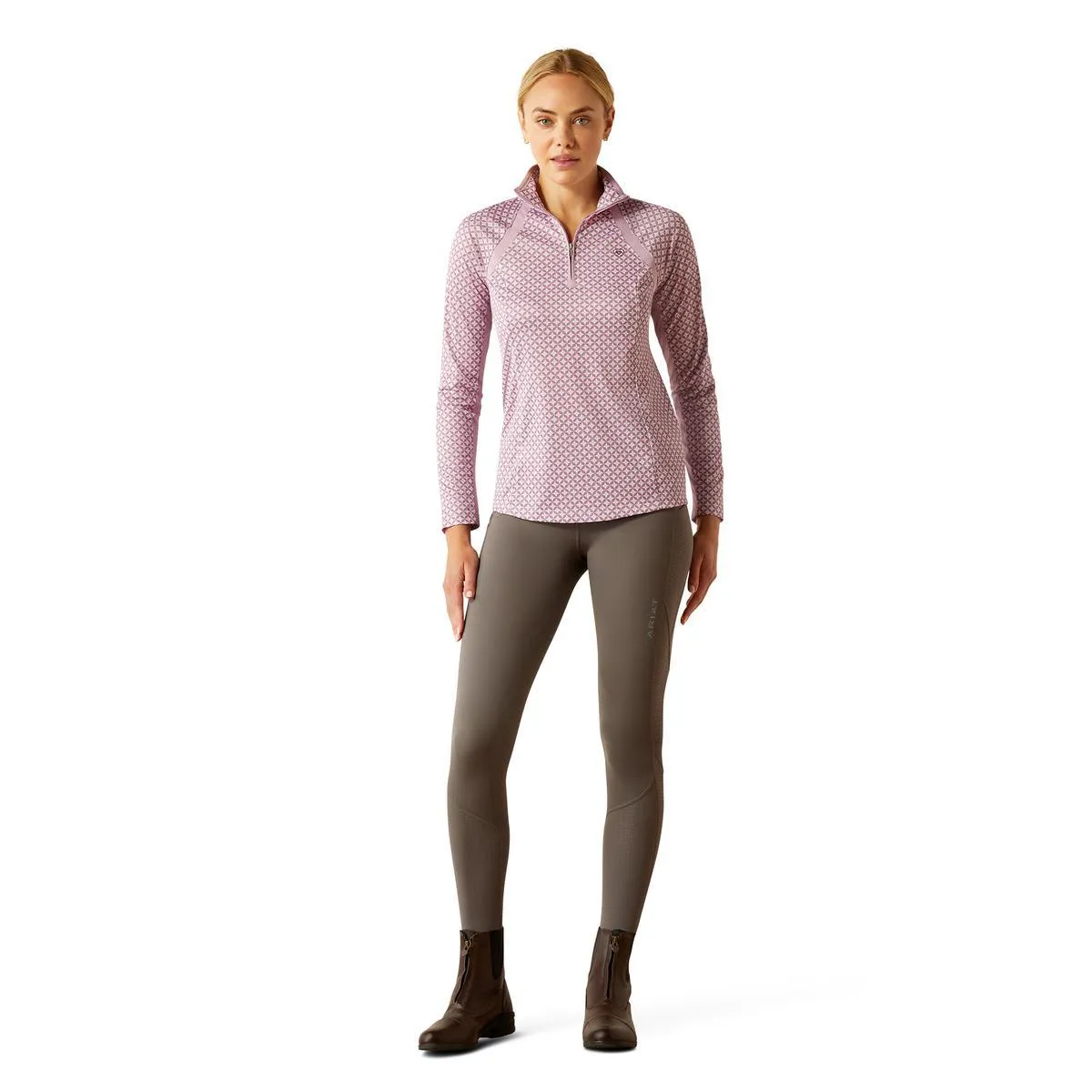 Ariat Women's Sunstopper 3.0 1/4 Zip Baselayer