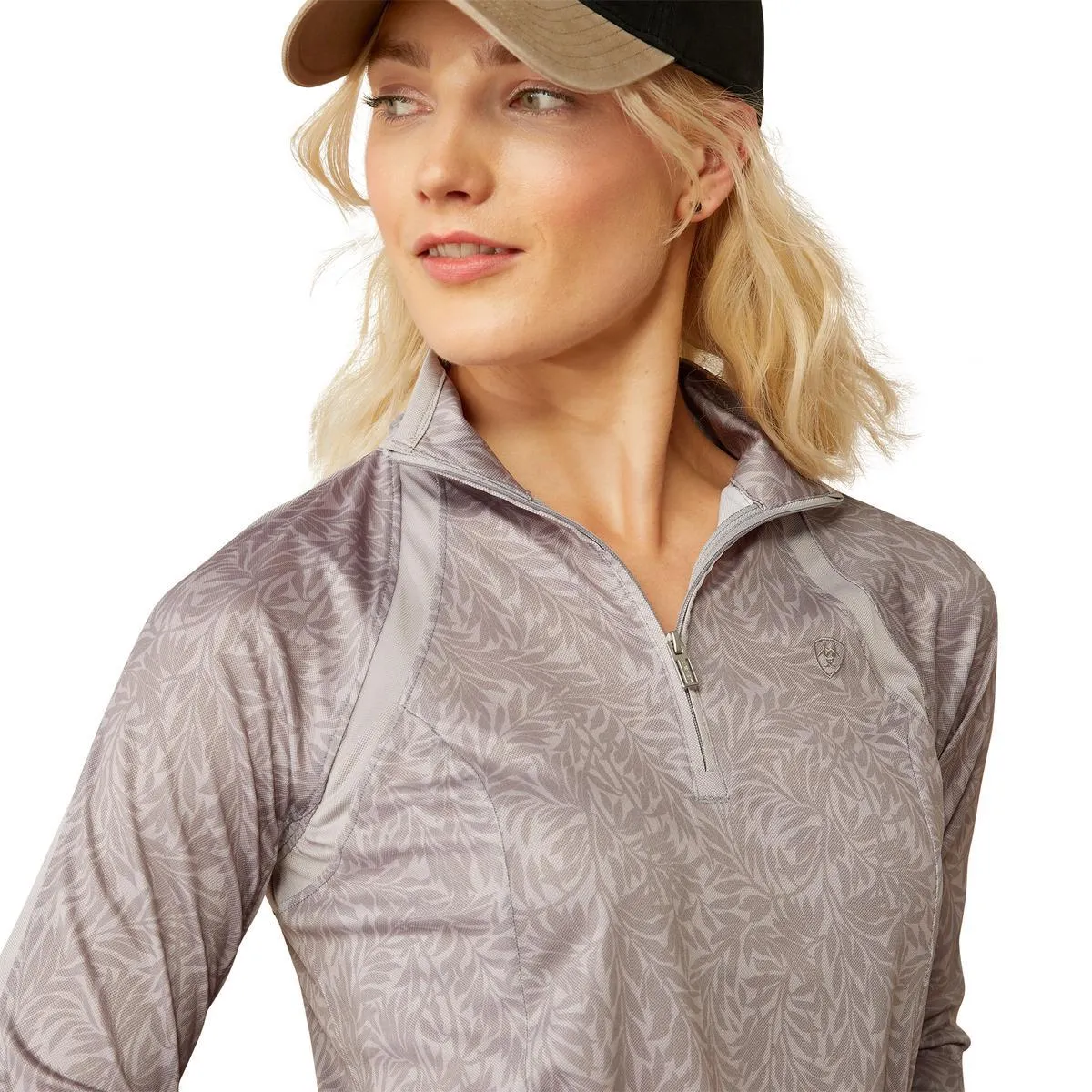 Ariat Women's Sunstopper 3.0 1/4 Zip Baselayer