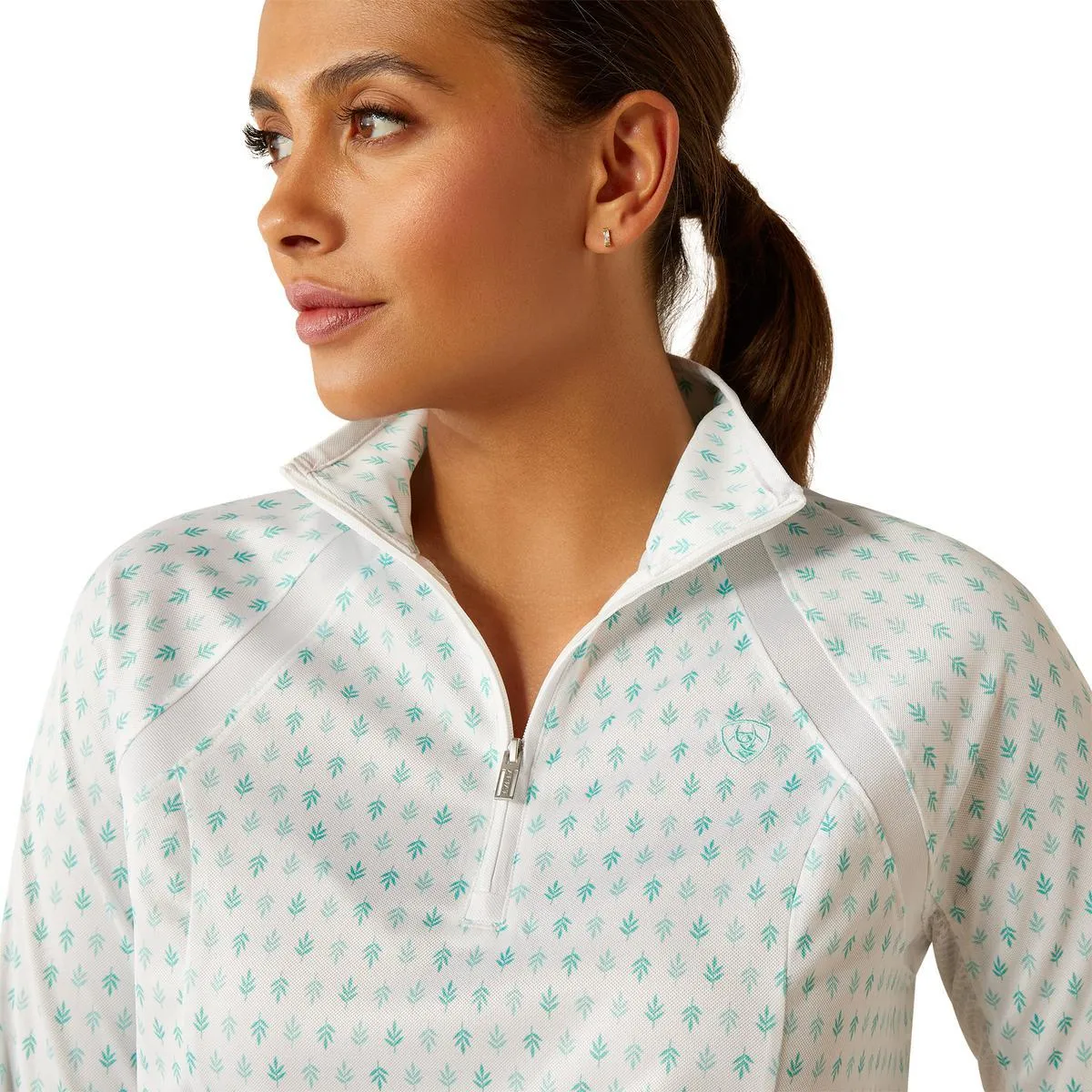 Ariat Women's Sunstopper 3.0 1/4 Zip Baselayer