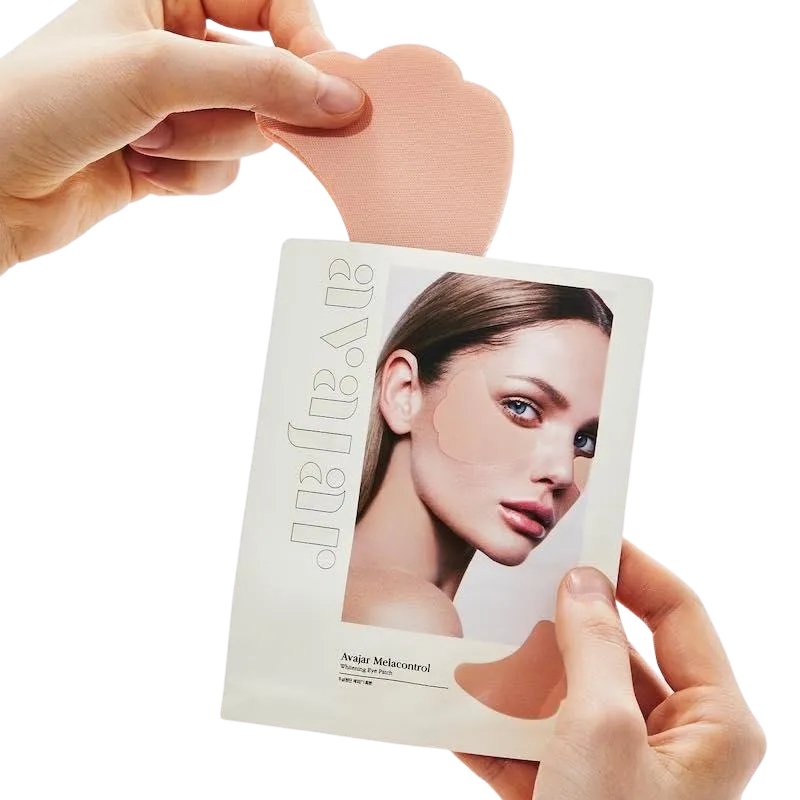 Avajar Melacontrol Hydrating Whitening Eye Patches - 10 Pairs for Dark Circles, Wrinkles, and Fine Lines - Anti-Aging Skincare Hydrogels for Enhanced Elasticity and Firmness - High Adhesion Ideal for Outdoor Activities