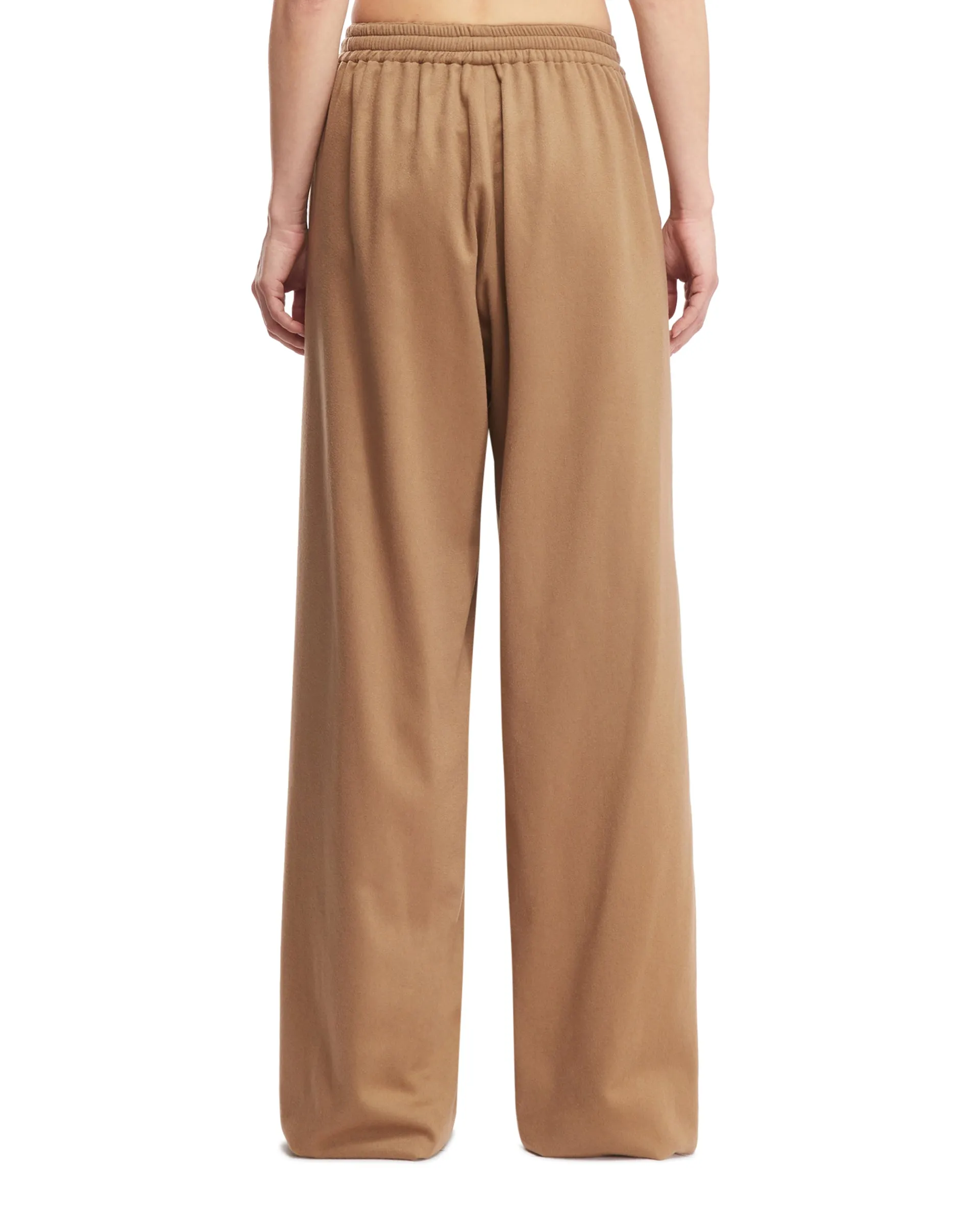 Beige Cashmere Trousers