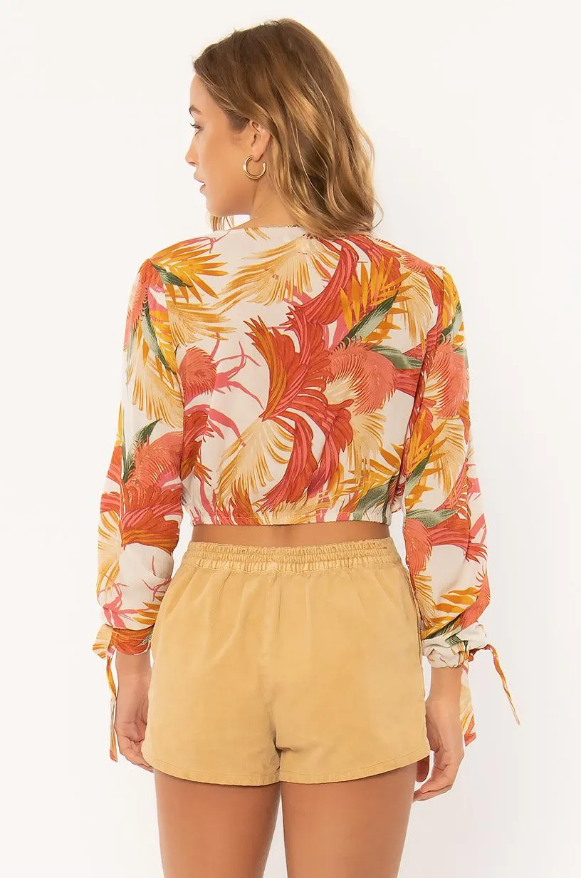 Blue Sky Babe L/S Blouse - White