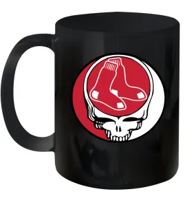 Boston Red Sox Grateful Dead Steal Your Face Baseball Ceramic Mug 11oz