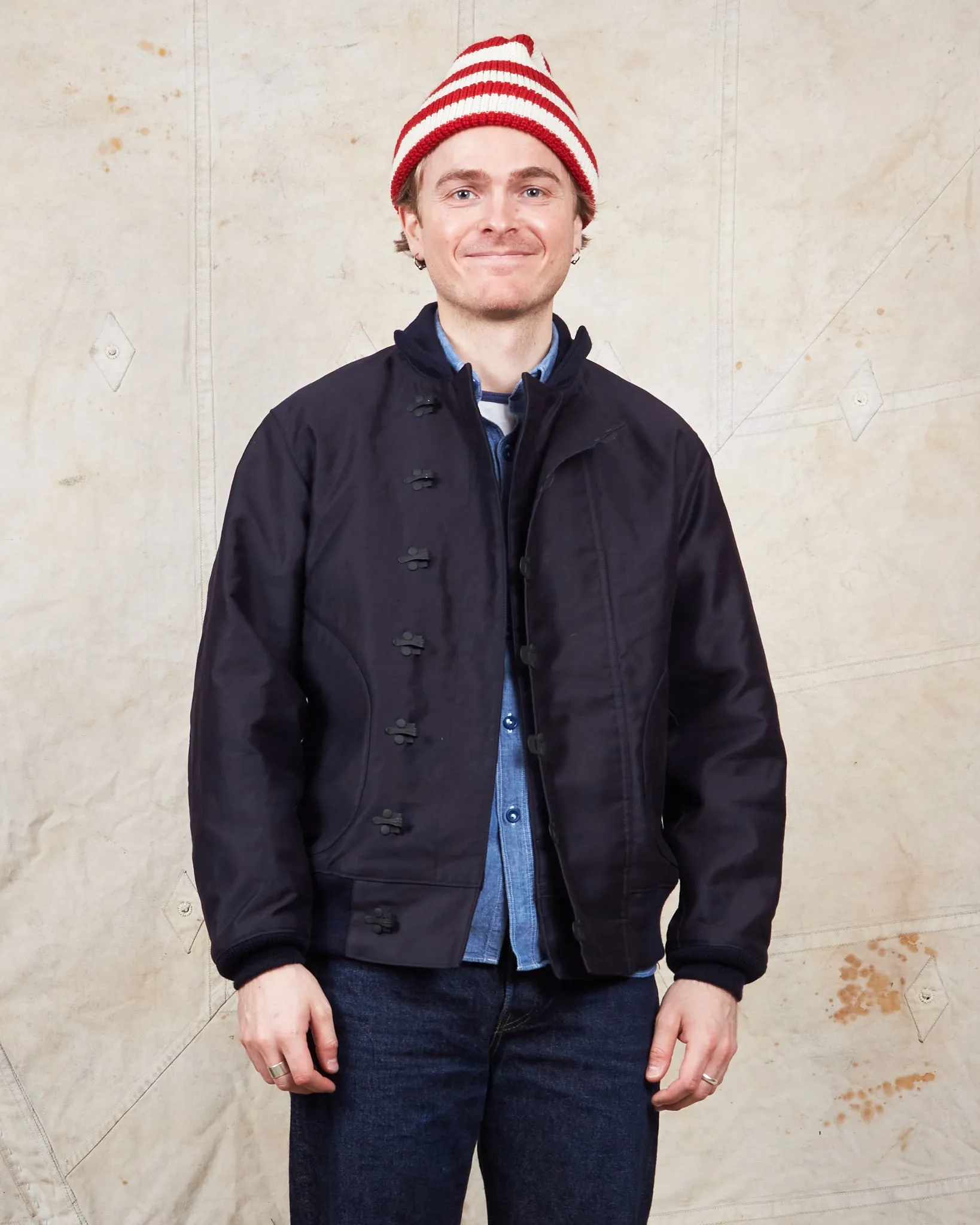 Buzz Rickson's U.S. Navy Deck Hook Jacket Navy BR13580