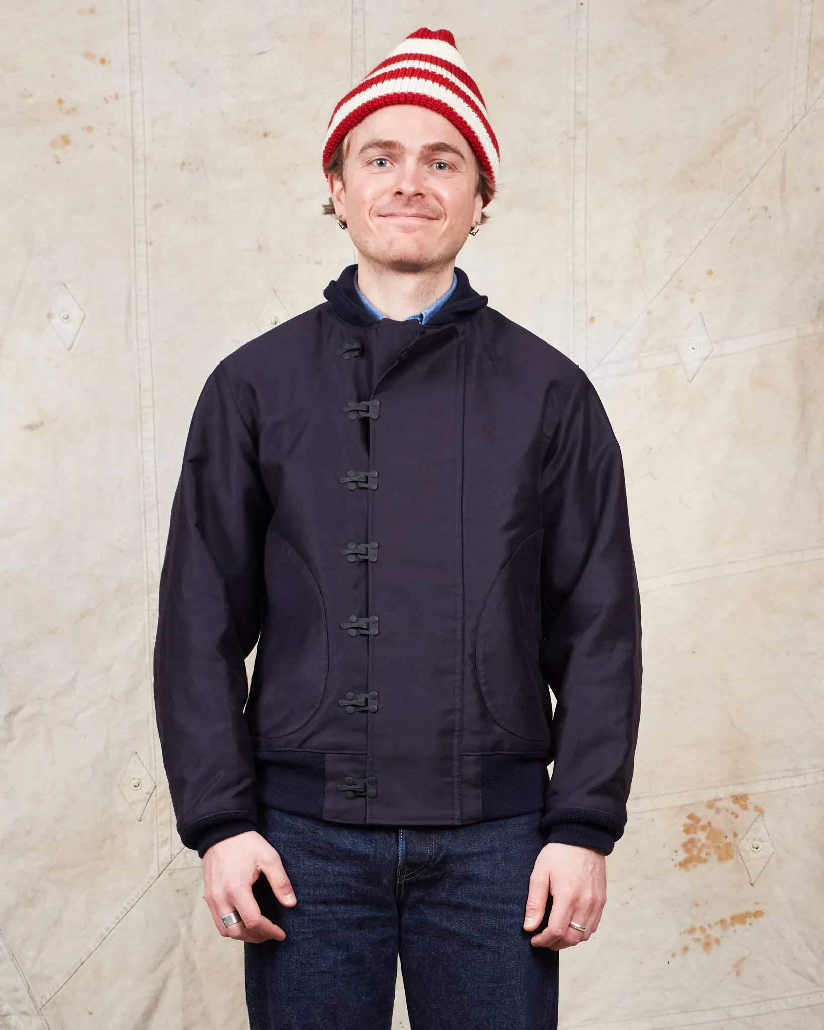 Buzz Rickson's U.S. Navy Deck Hook Jacket Navy BR13580