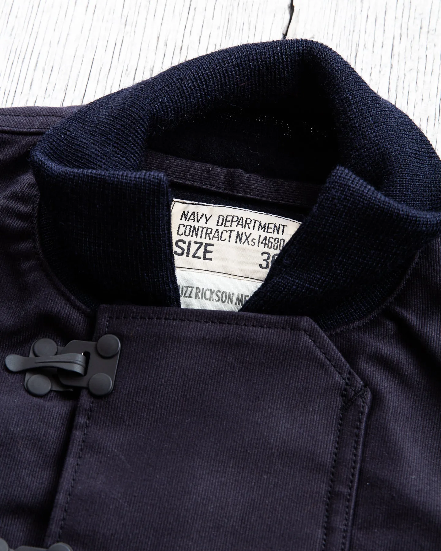 Buzz Rickson's U.S. Navy Deck Hook Jacket Navy BR13580