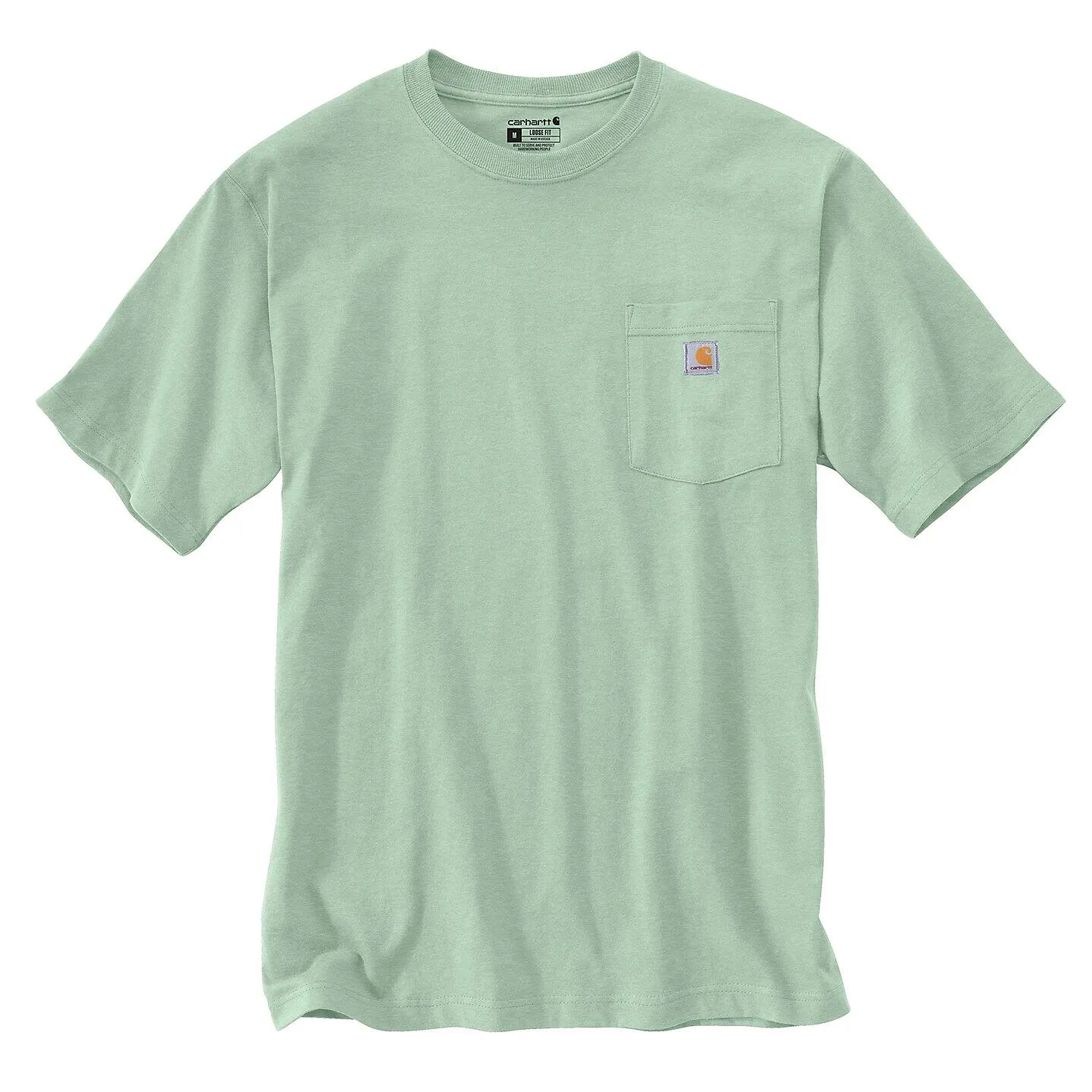 Mens Carhartt Short Sleeve Pocket T-Shirt with Dog Graphic