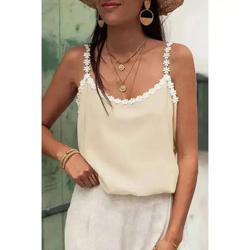 Casual Loose Thin Sleeveless Top For Women