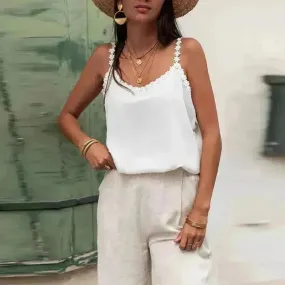 Casual Loose Thin Sleeveless Top For Women
