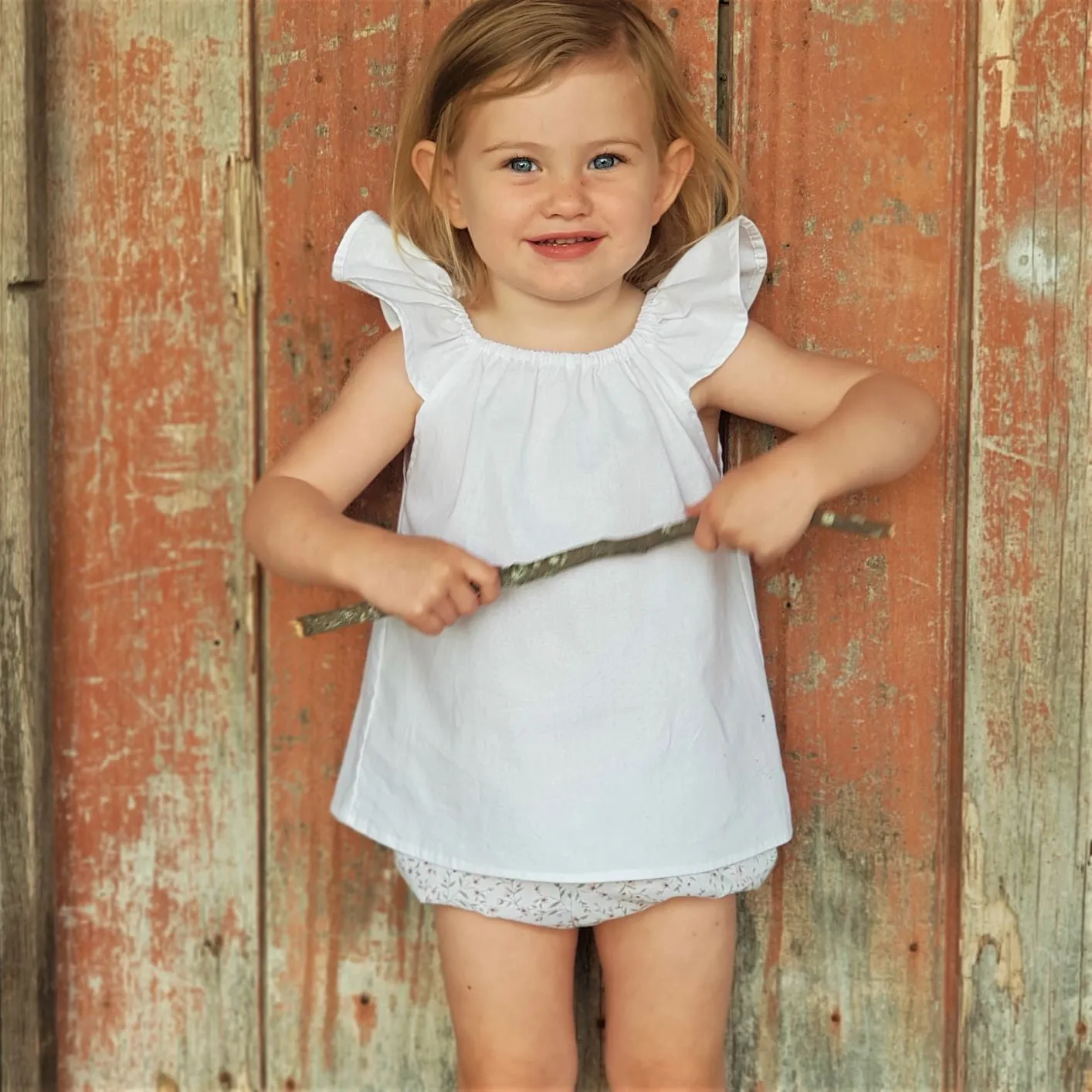 Classic Cotton Top - White Voile