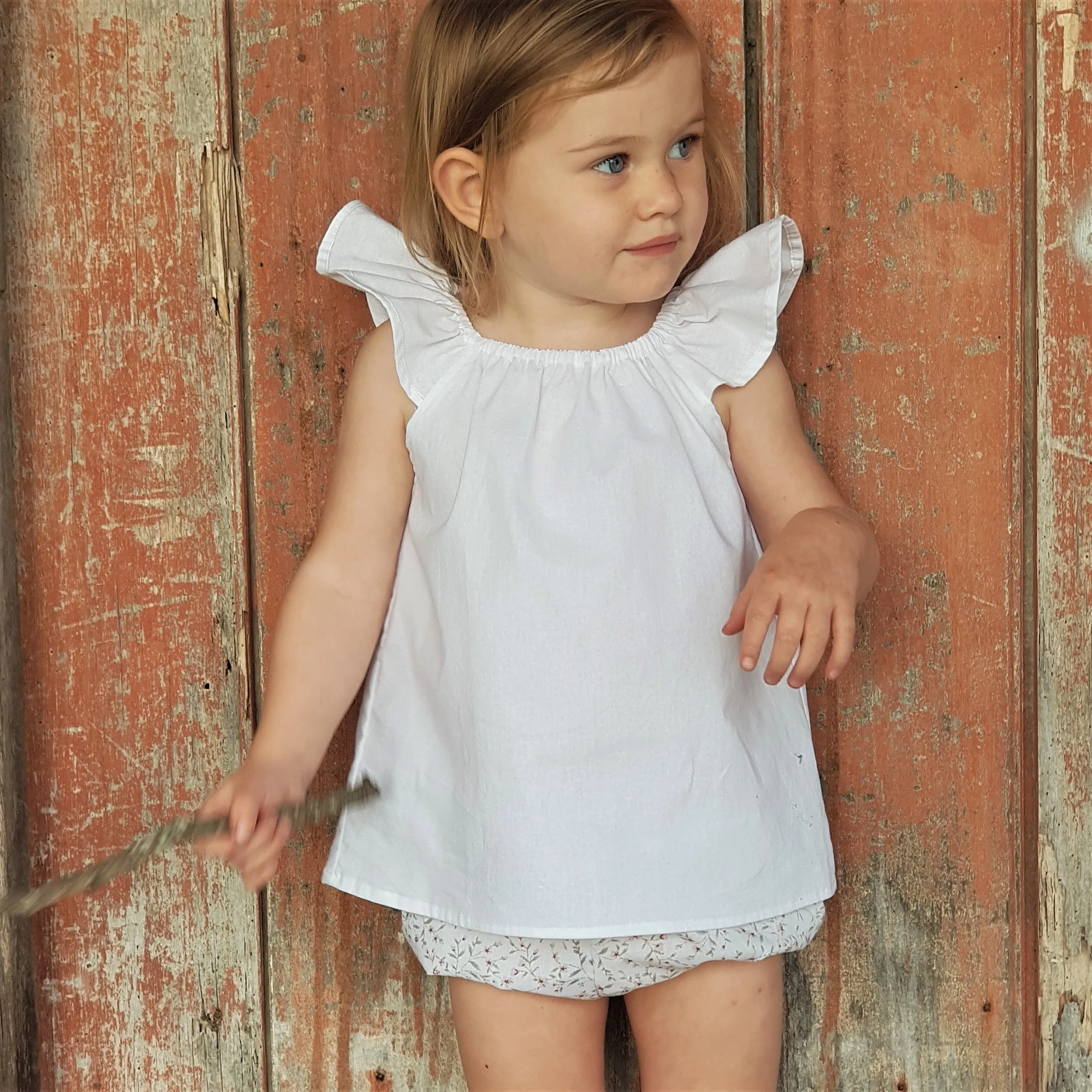 Classic Cotton Top - White Voile