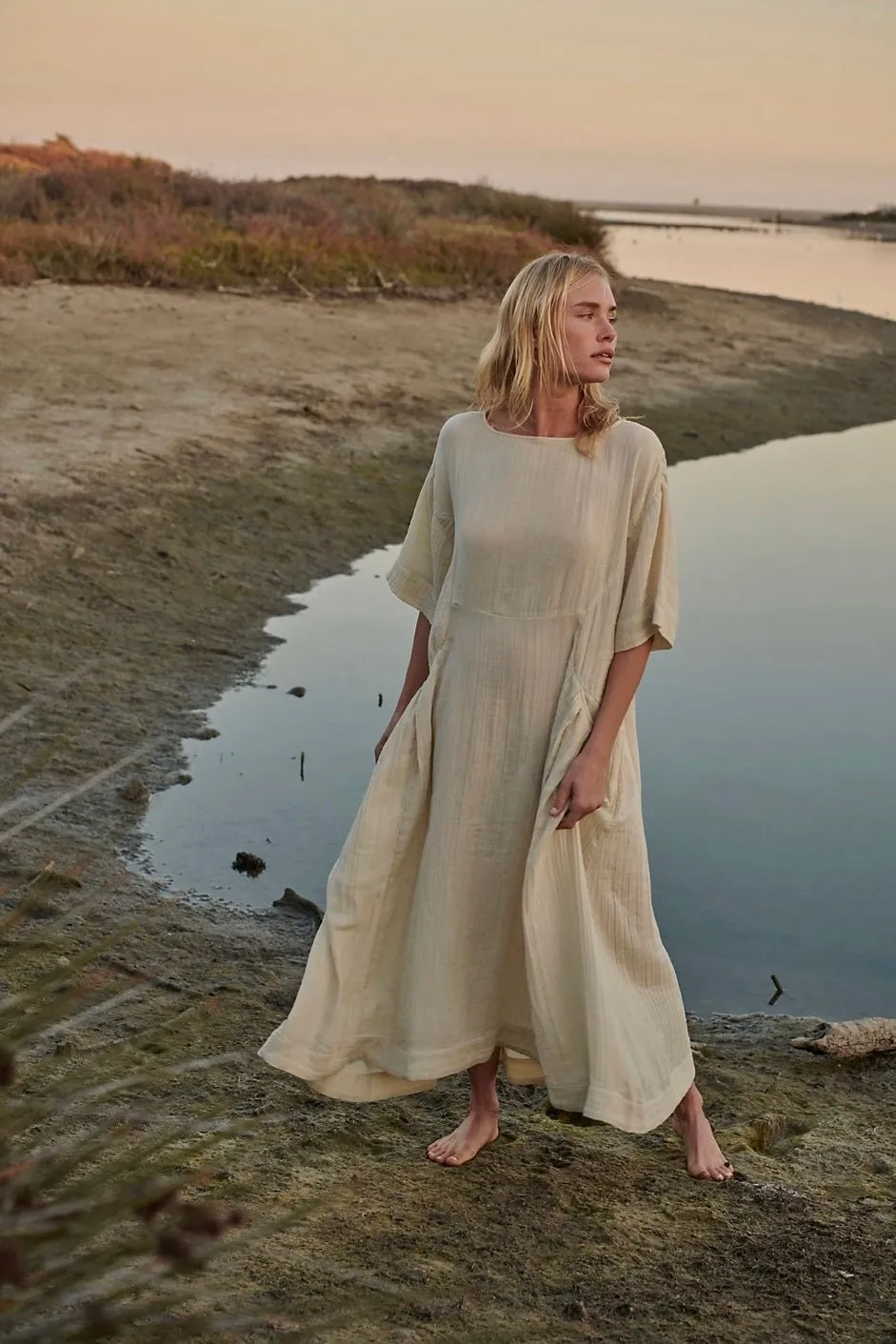 COTTON KAFTAN DRESS DALIA