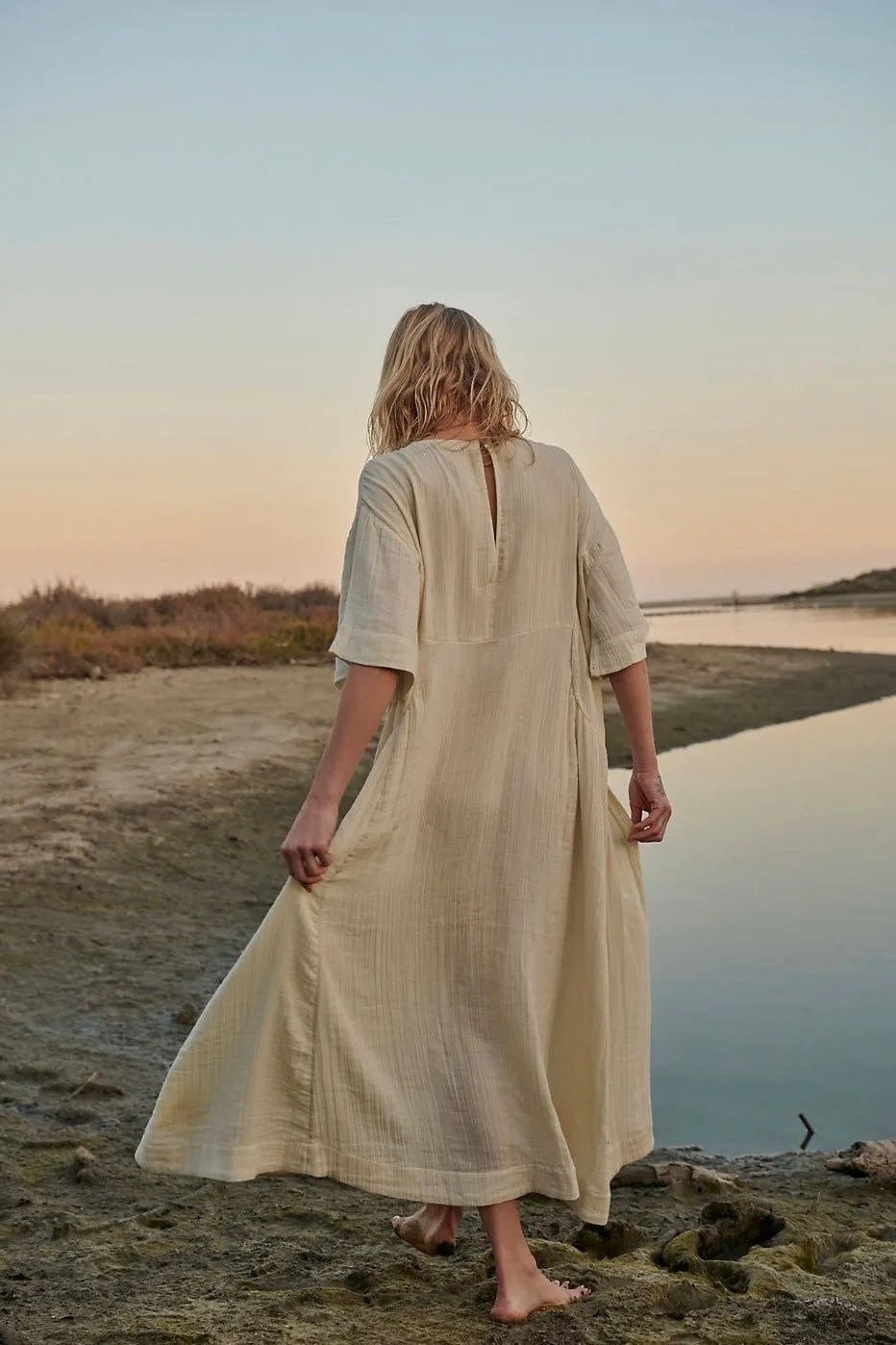 COTTON KAFTAN DRESS DALIA