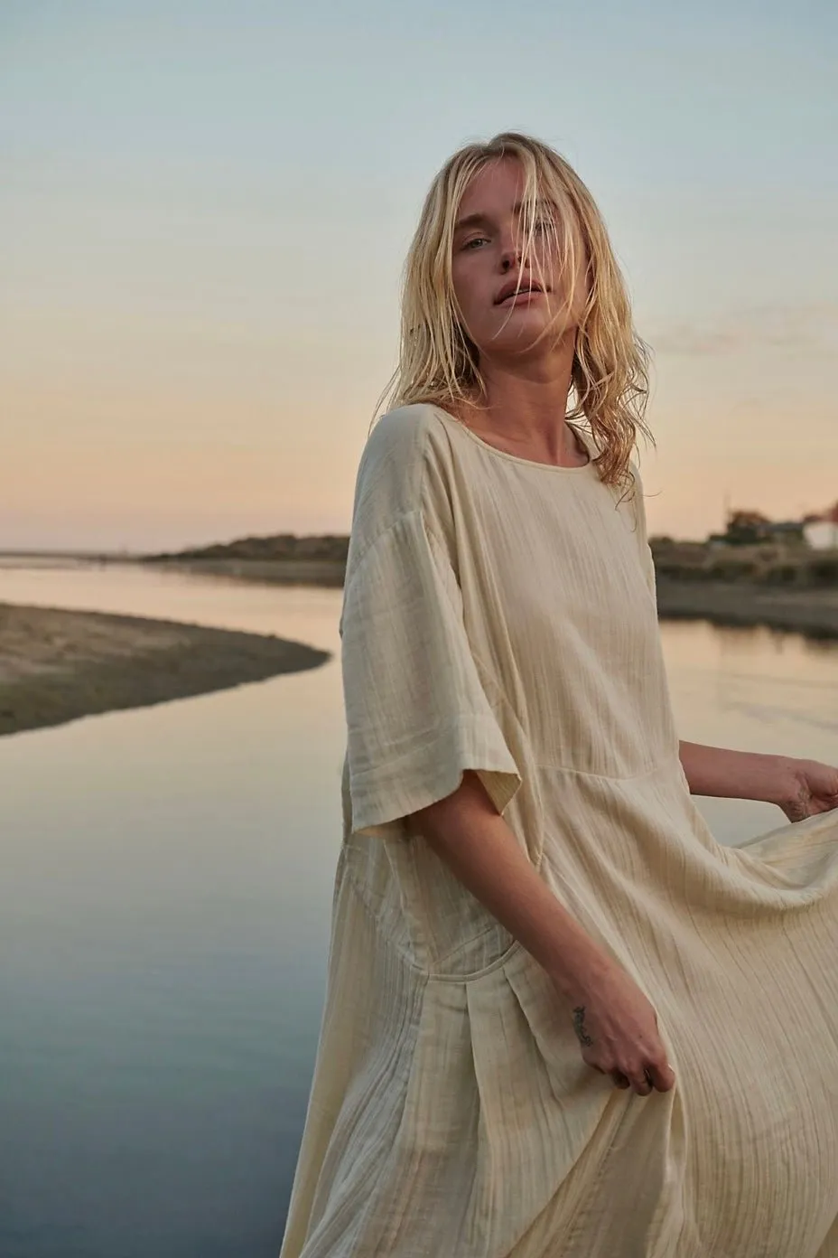 COTTON KAFTAN DRESS DALIA