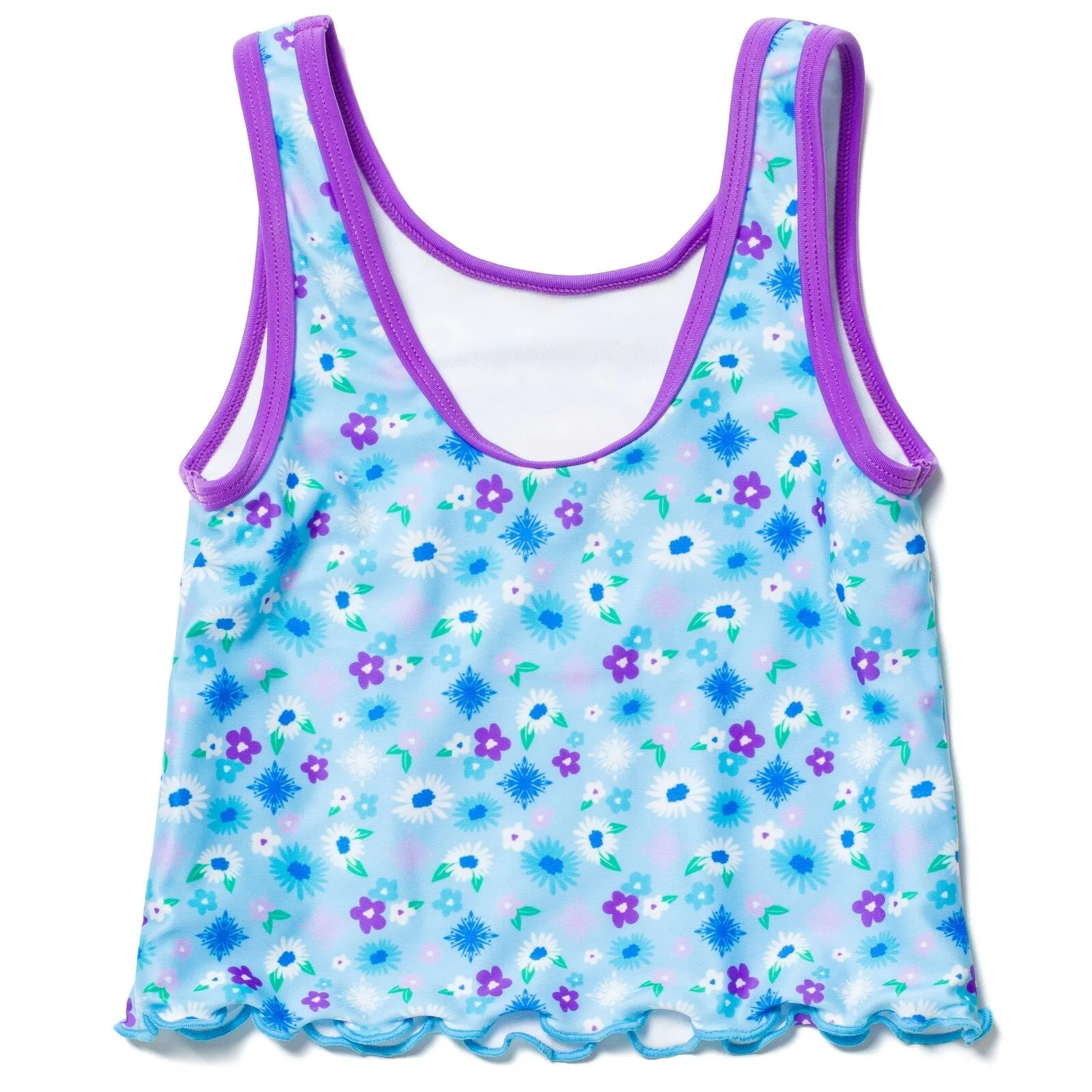 Disney Frozen Queen Elsa UPF 50  Tankini Top Bikini Bottom Swim Set
