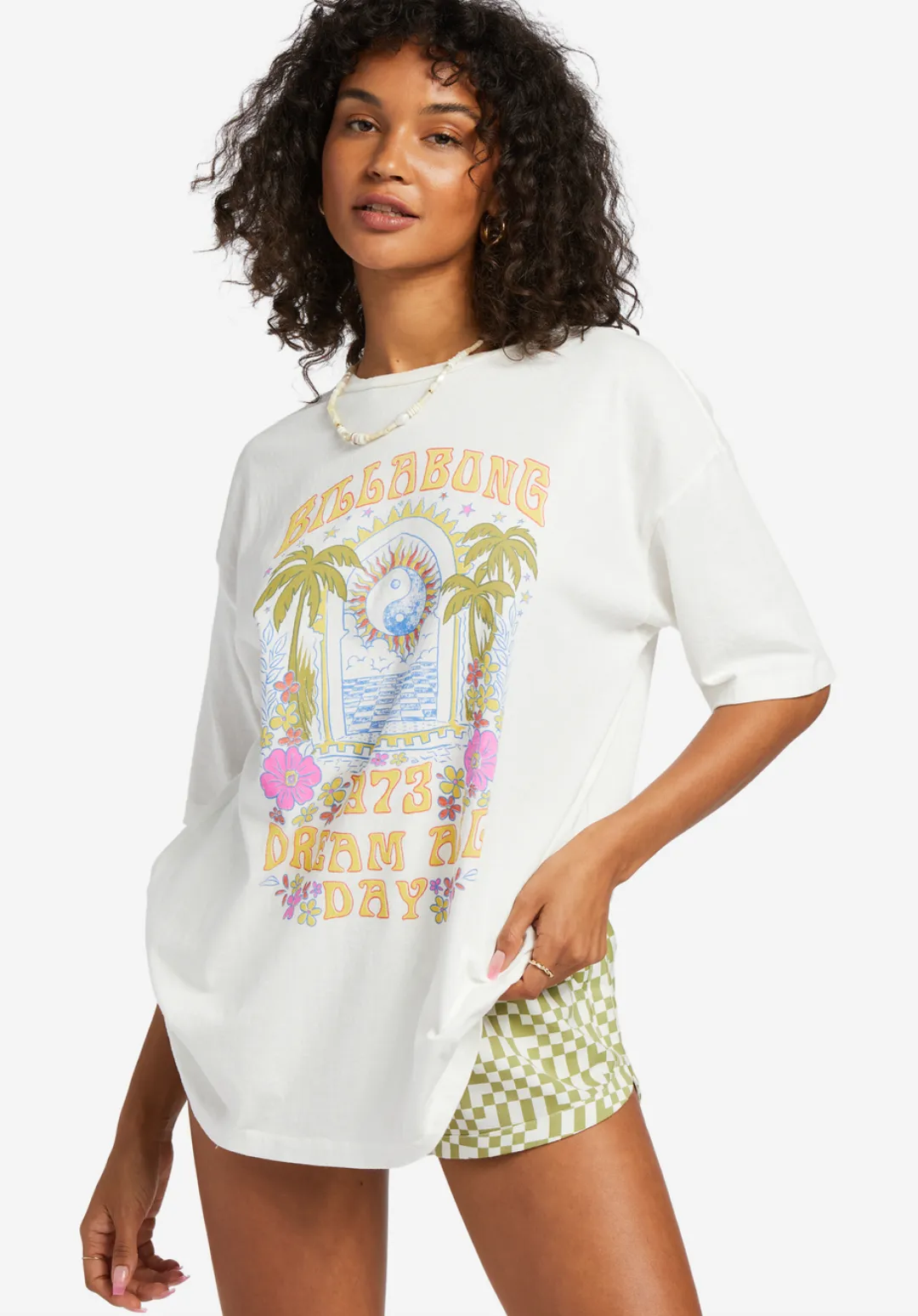 Dream All Day Oversized T-Shirt - Salt Crystal