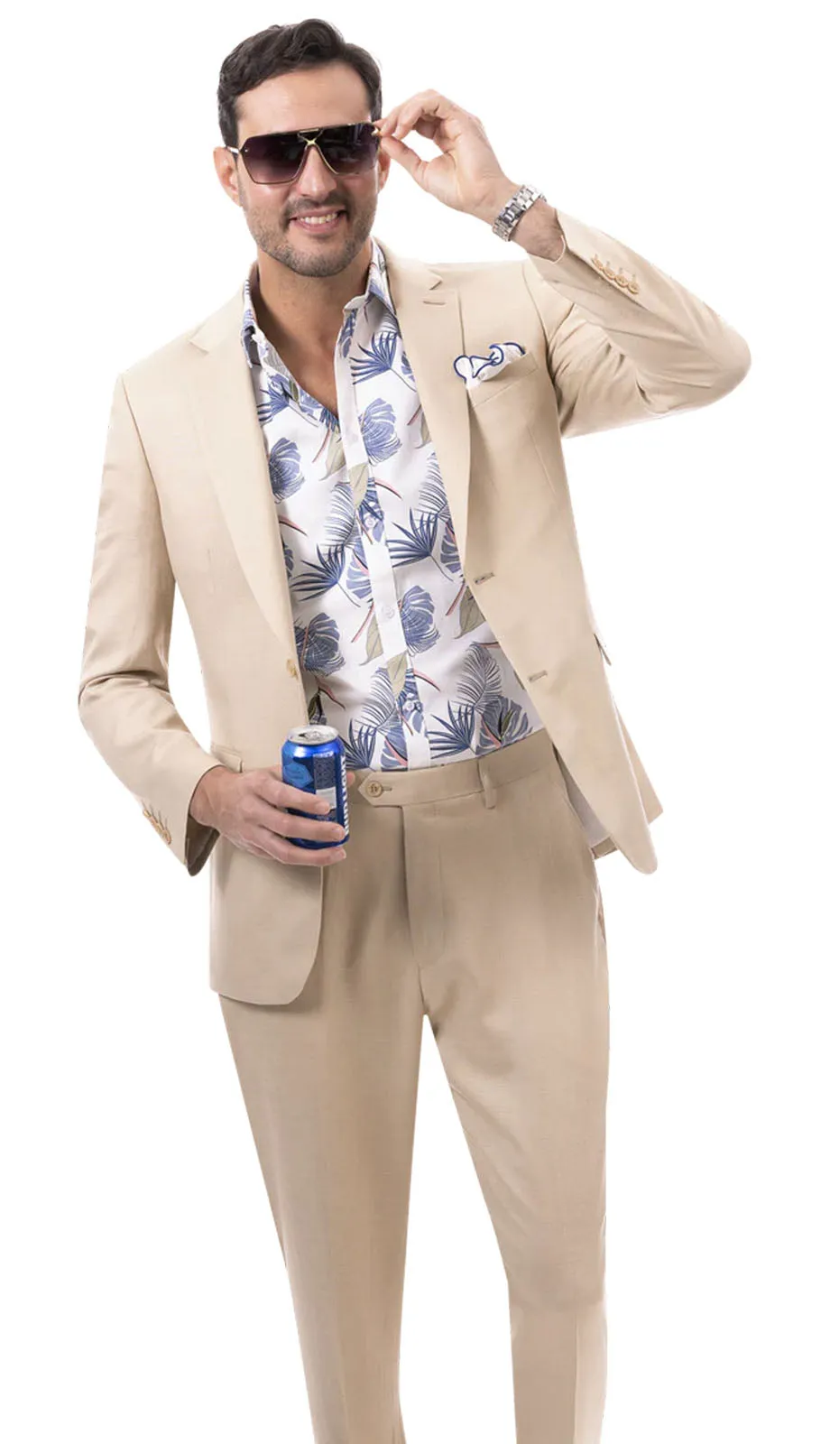 EJ Samuel M2792-TAN Mens Suit