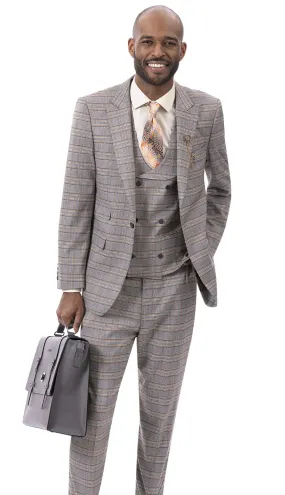 EJ Samuel M2793-GRY  Mens Suit