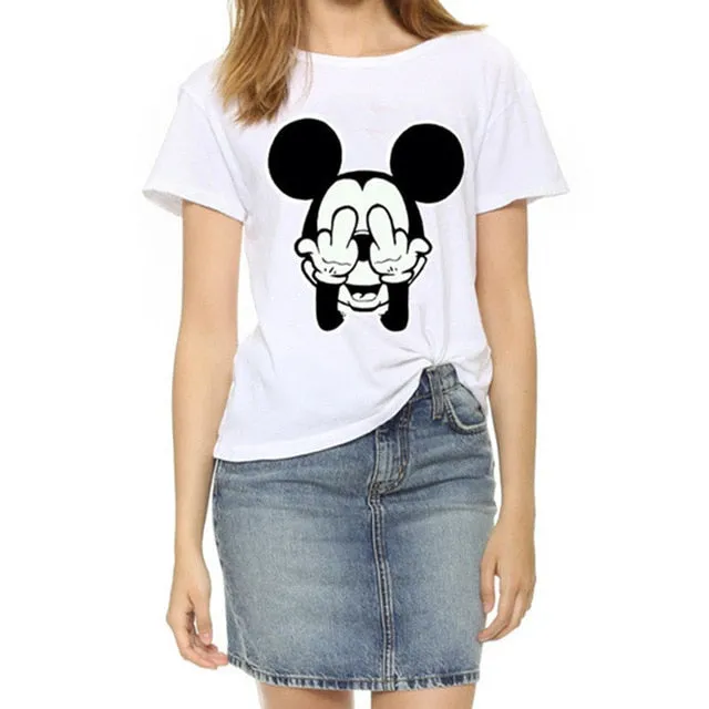 Fashion Brand Summer T Shirt Women VOGUE Printed Female T-shirts Women O-neck Tops Tee Shirt Femme Harajuku Casual Clothing