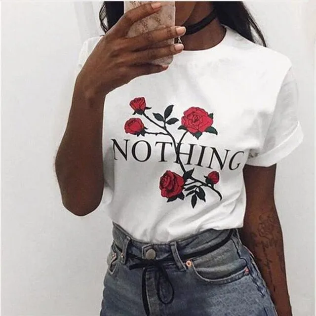 Fashion Brand Summer T Shirt Women VOGUE Printed Female T-shirts Women O-neck Tops Tee Shirt Femme Harajuku Casual Clothing