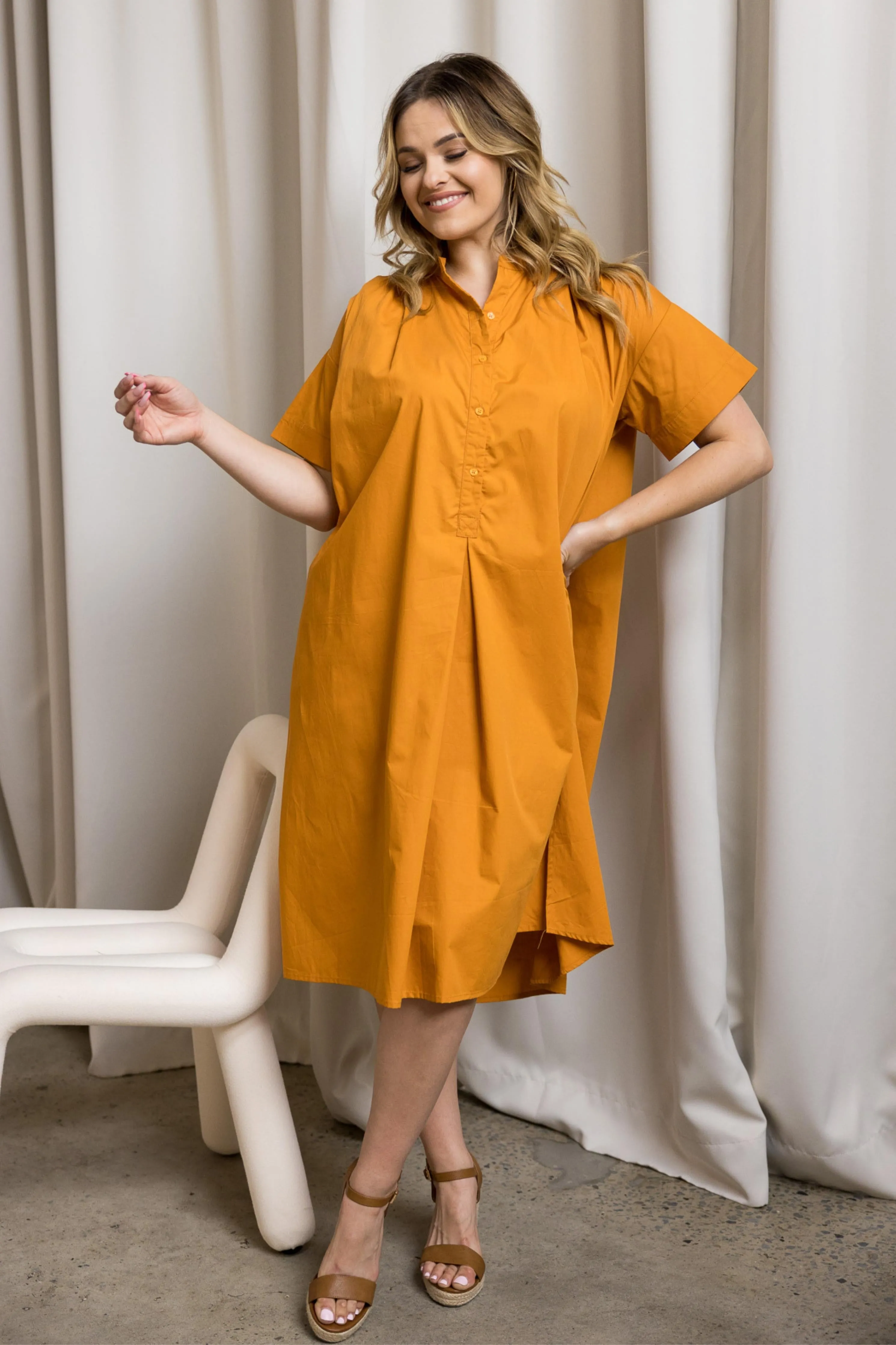 FINAL SALE Hastings Dress in Honey