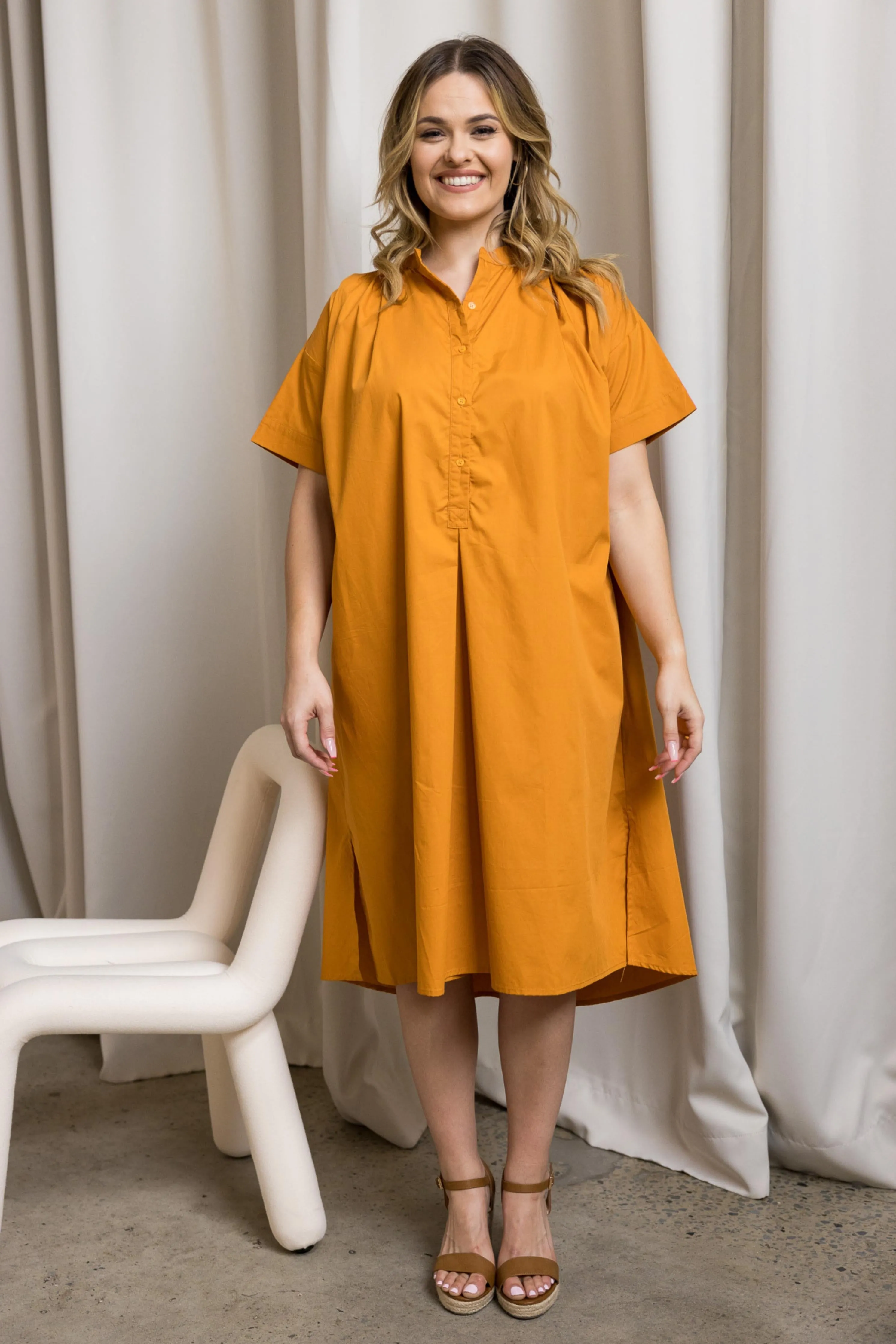 FINAL SALE Hastings Dress in Honey