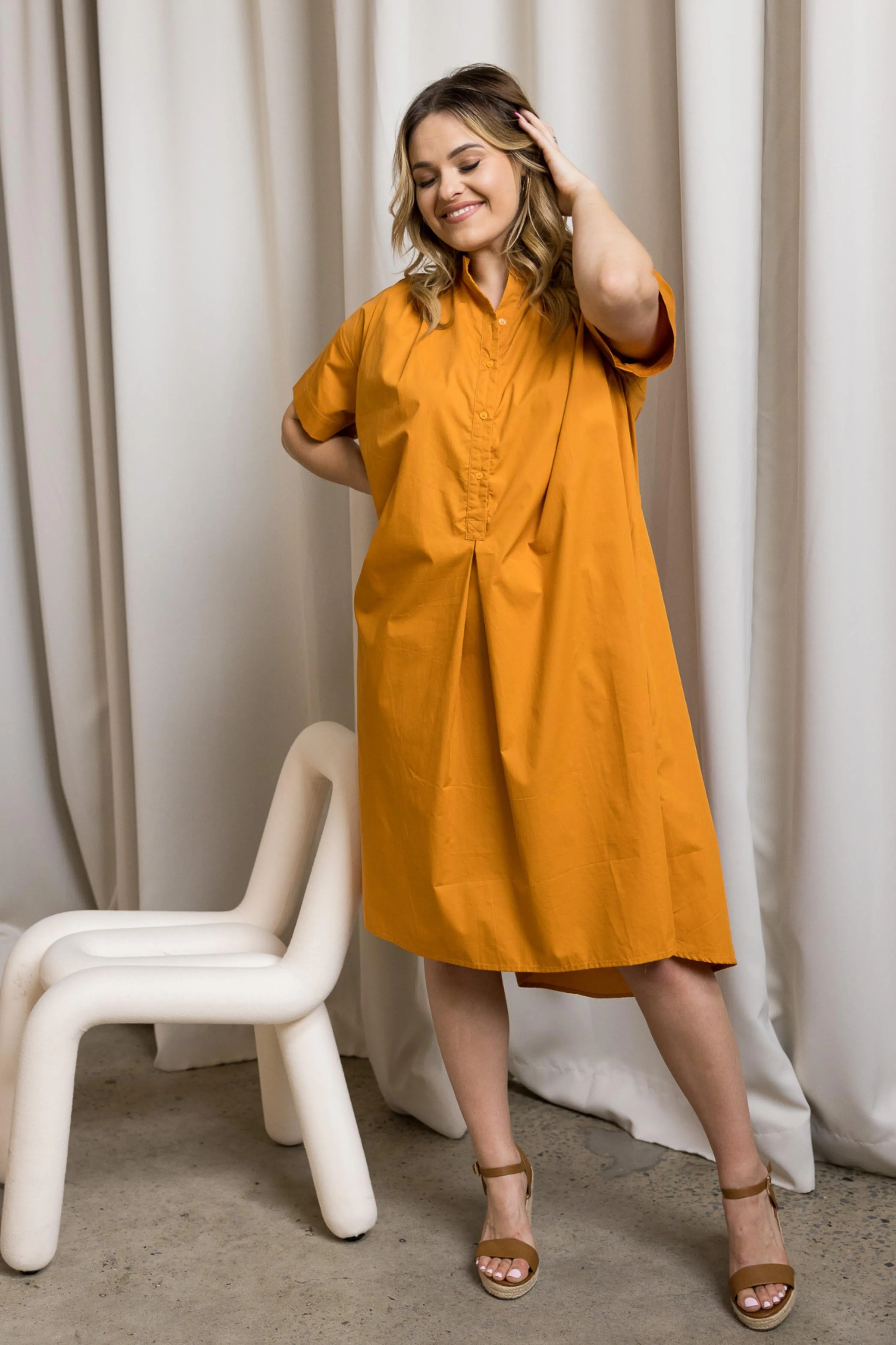 FINAL SALE Hastings Dress in Honey