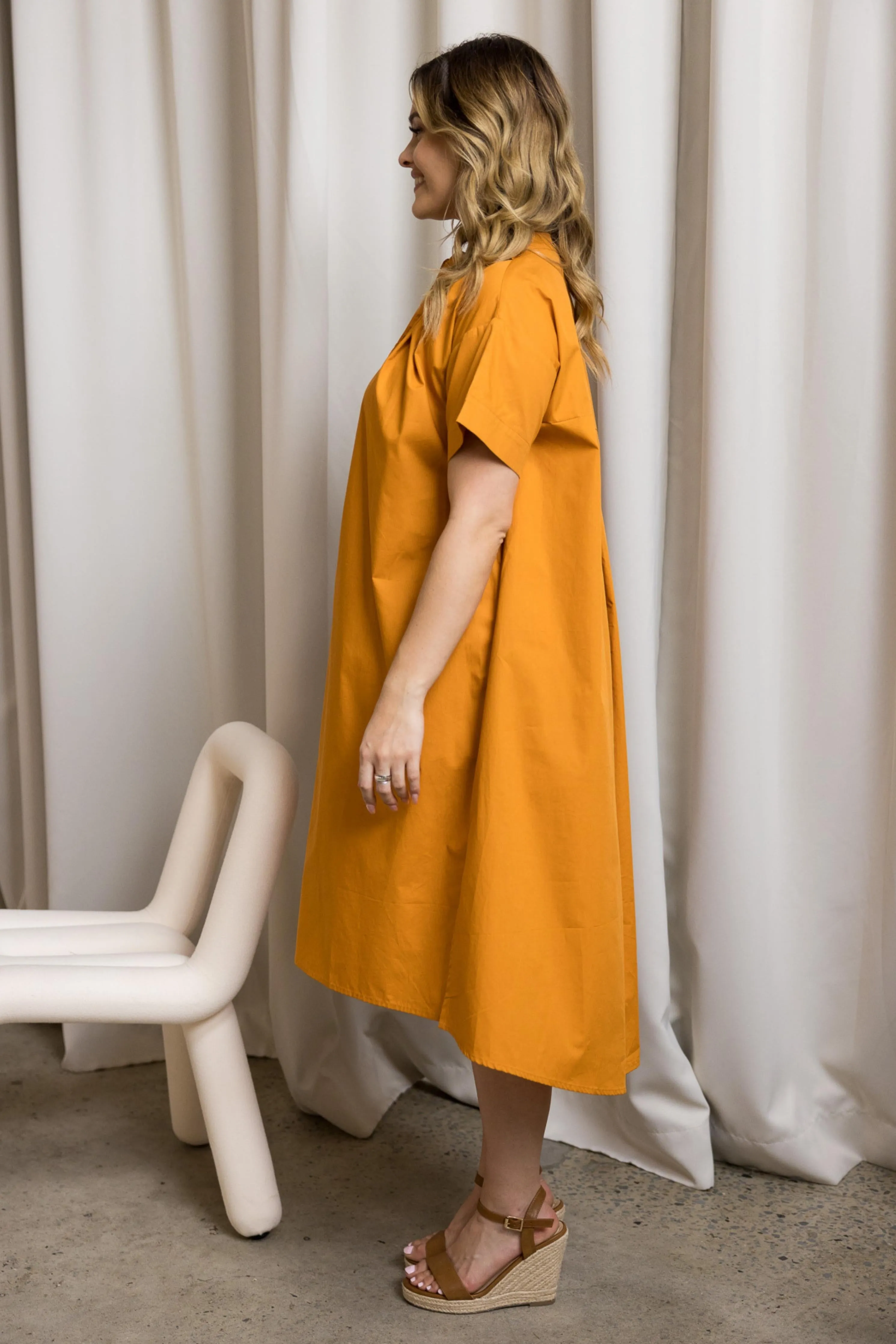 FINAL SALE Hastings Dress in Honey