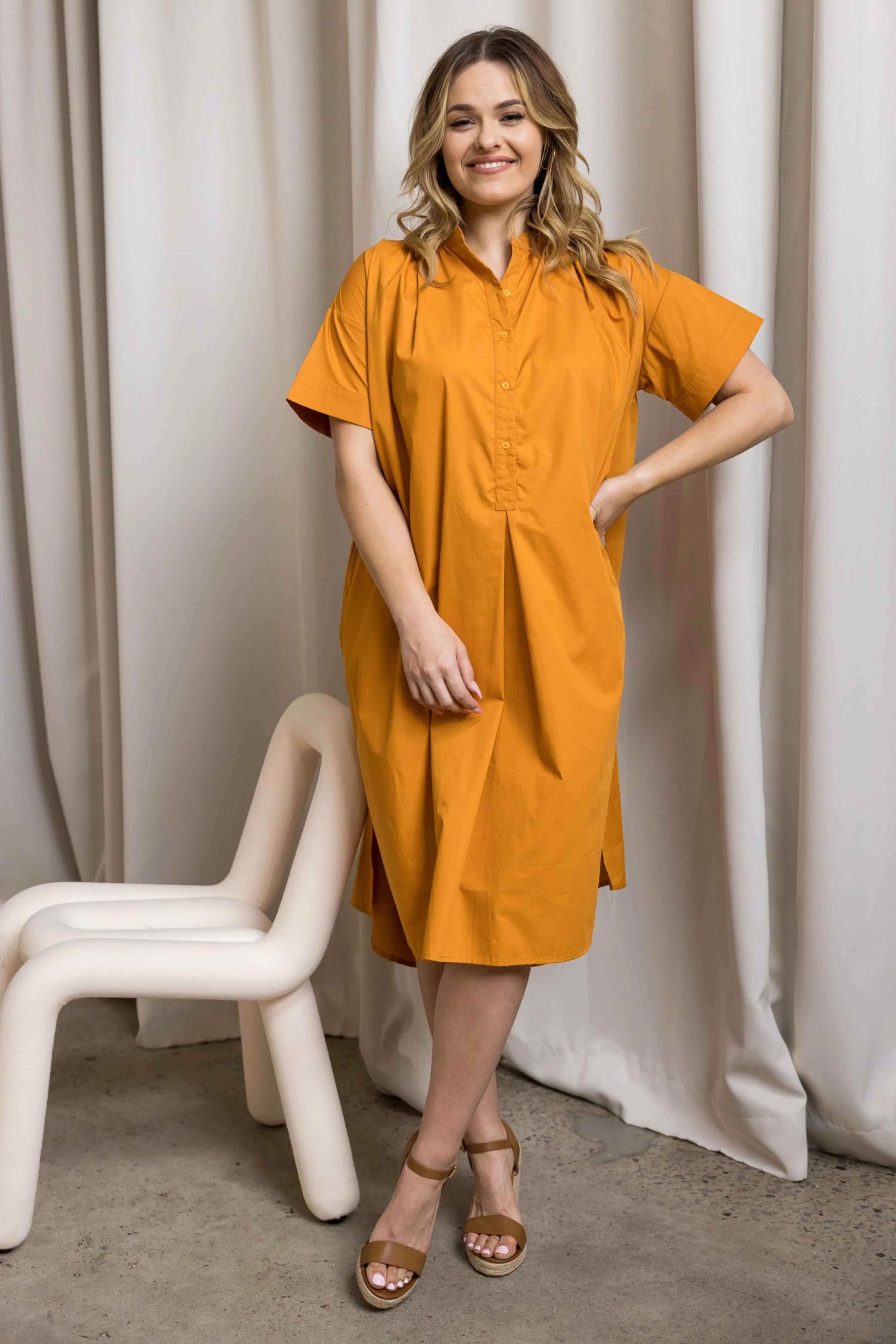 FINAL SALE Hastings Dress in Honey