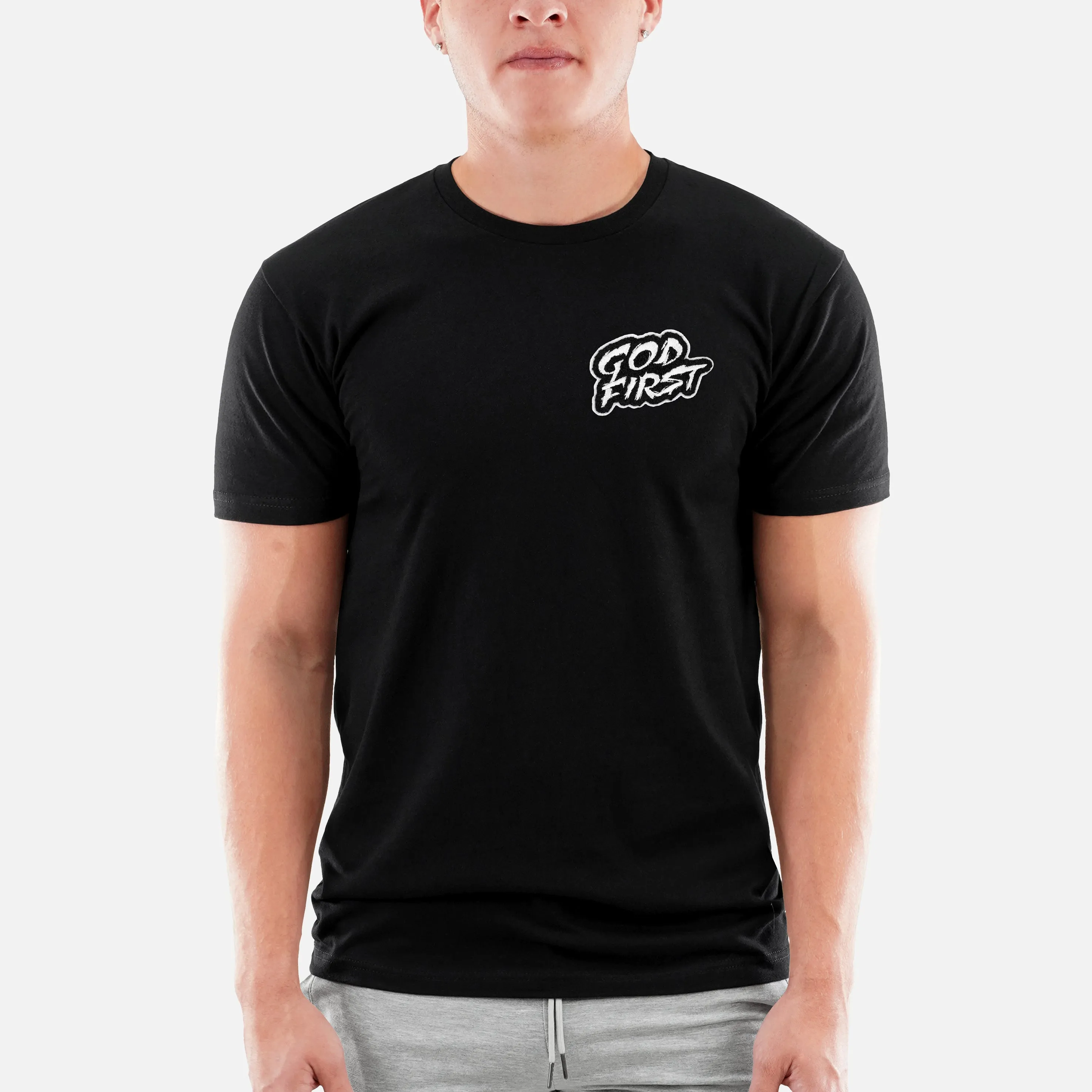 God First Patch Tri-Blend T-Shirt