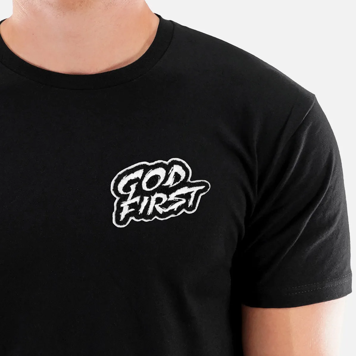 God First Patch Tri-Blend T-Shirt