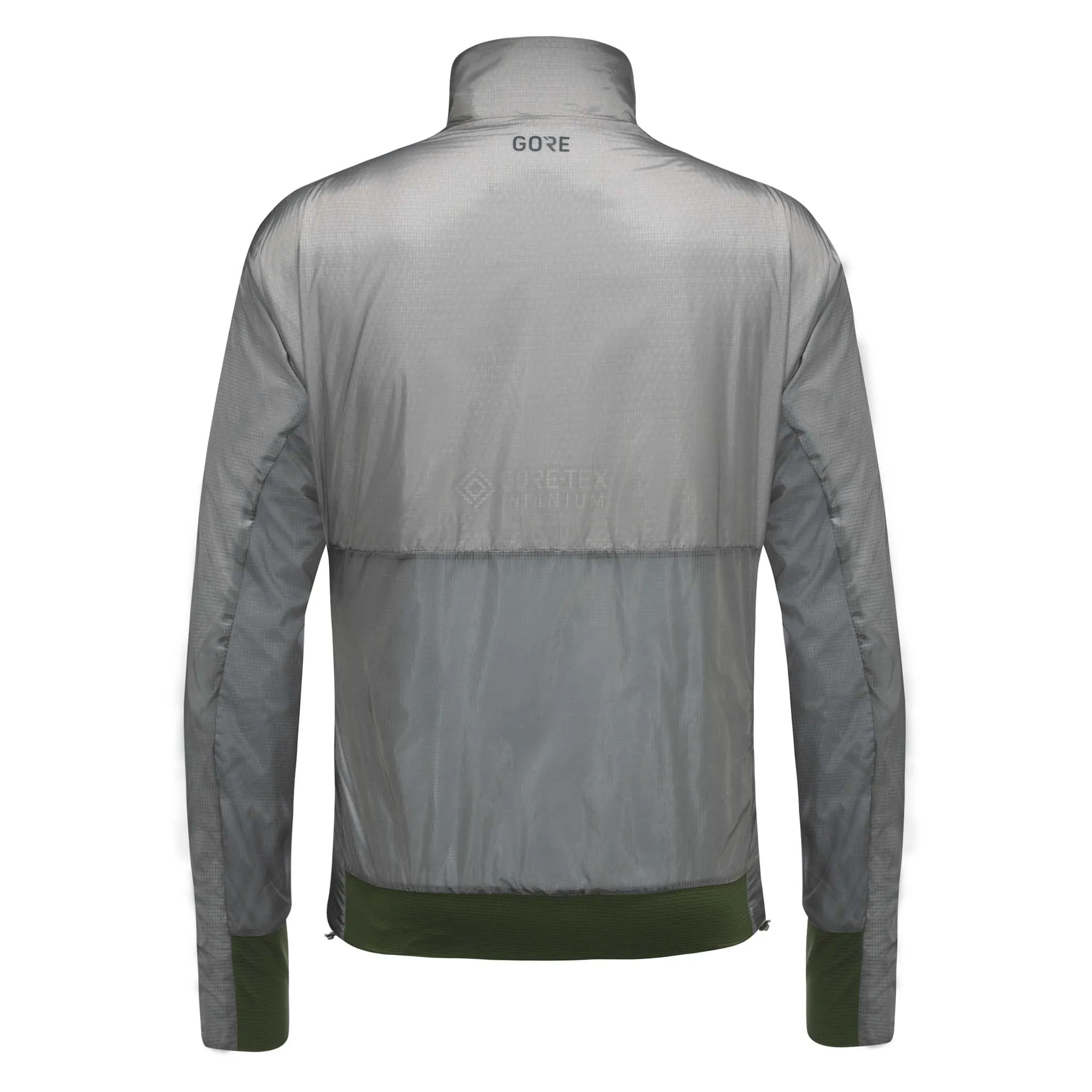 Sure! Here’s an optimized title for the e-commerce product:

GOREWEAR Mens Drive Performance Jacket - Lab Gray with Utility Green Accents