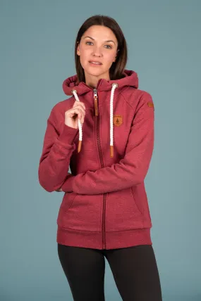 Stylish Hera Rhubarb Zip-Up Hoodie for Ultimate Comfort and Warmth