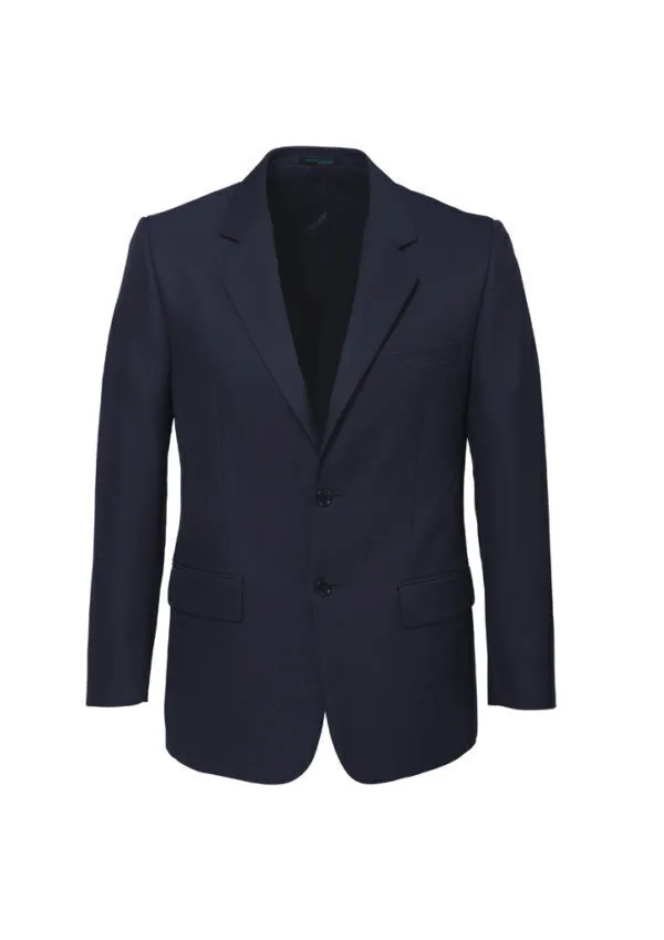 Mens 2 Button Classic Plain Suit Jacket Bamboo Blend Business Wedding