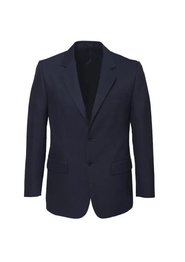 Mens 2 Button Classic Plain Suit Jacket Bamboo Blend Business Wedding