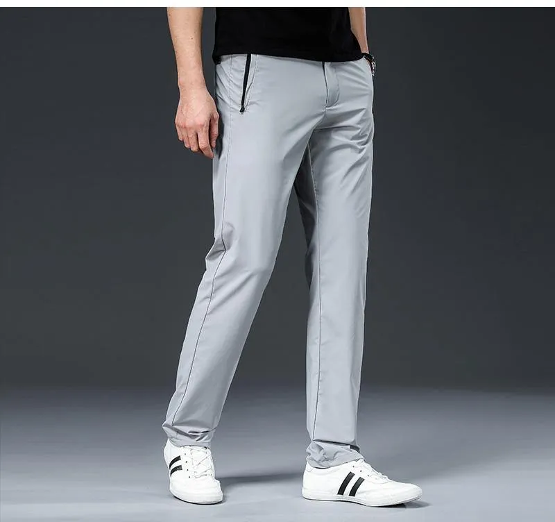 Men's Casual Nylon Solid Color Pants