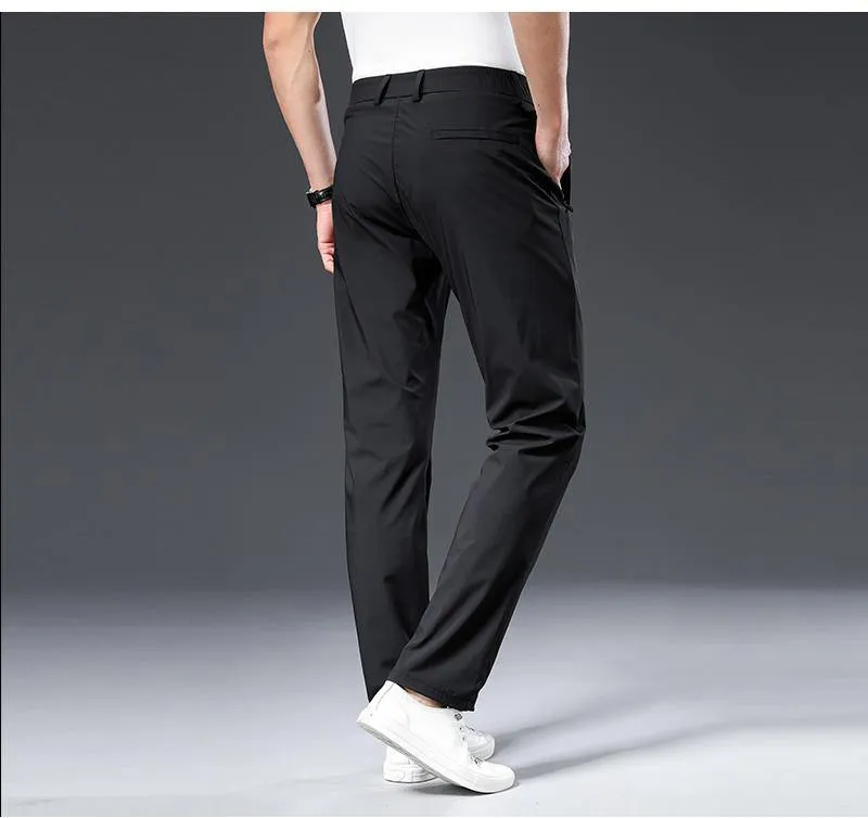 Men's Casual Nylon Solid Color Pants