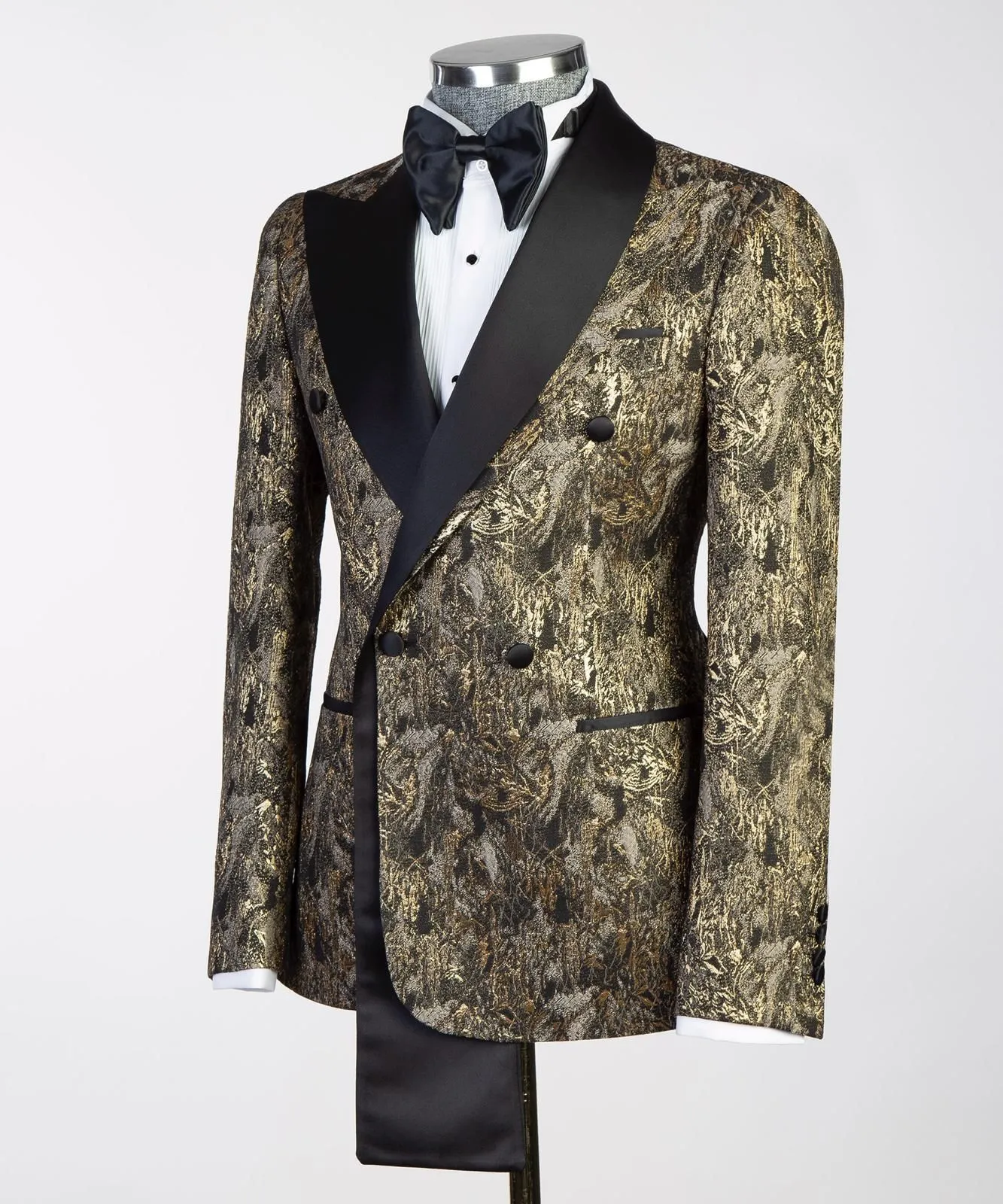 Men's plus double-breasted