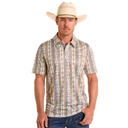 Men's Rock & Roll Short Sleeve Polo Snap TM51T06513