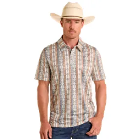 Men's Rock & Roll Short Sleeve Polo Snap TM51T06513