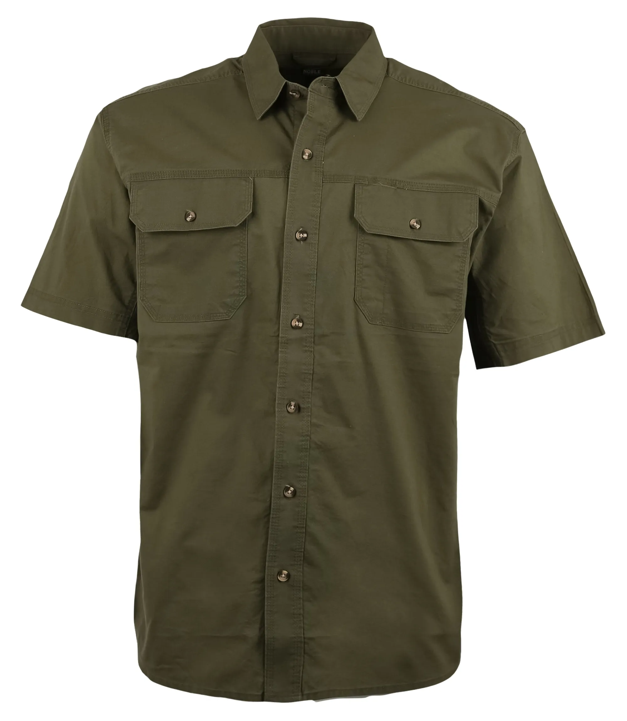 Men's Short Sleeve Weathered Work Shirt