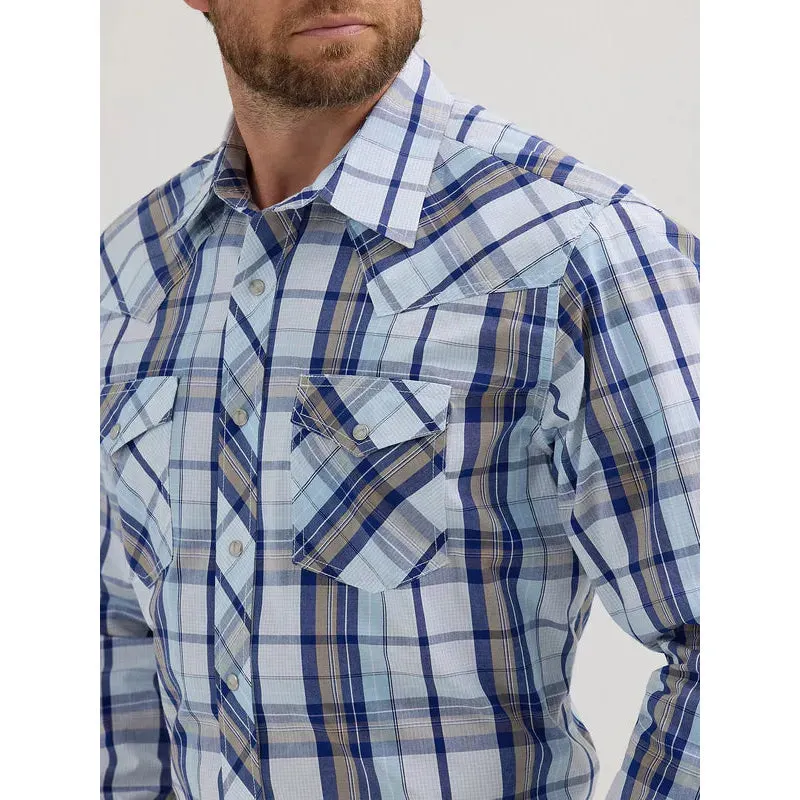 Men's Wrangler 20X® Competition Advanced Comfort Long Sleeve Two Pocket Western Snap Shirt 112356585