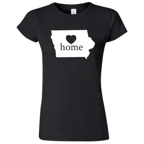 "Iowa Home State Pride" women's t-shirt
