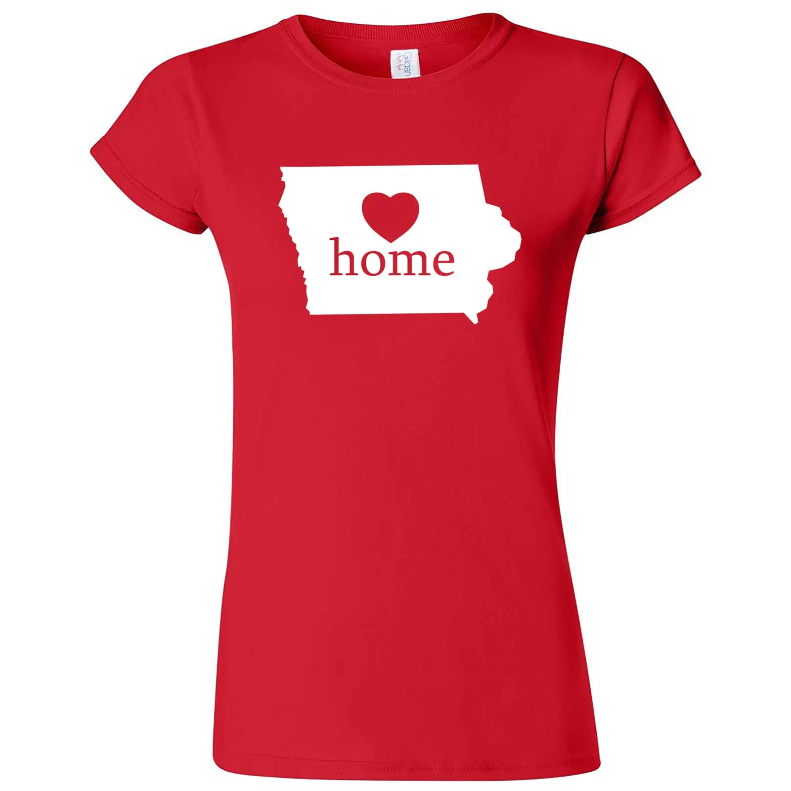 "Iowa Home State Pride" women's t-shirt