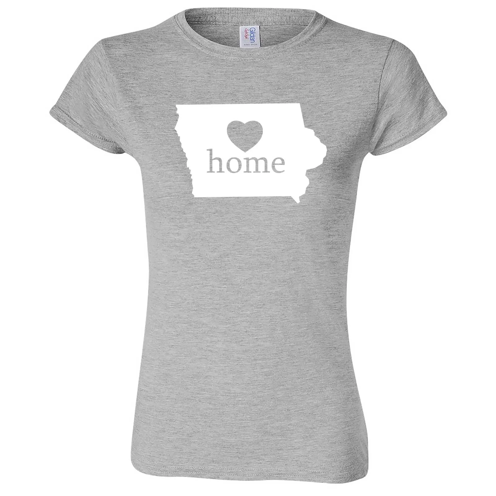 "Iowa Home State Pride" women's t-shirt