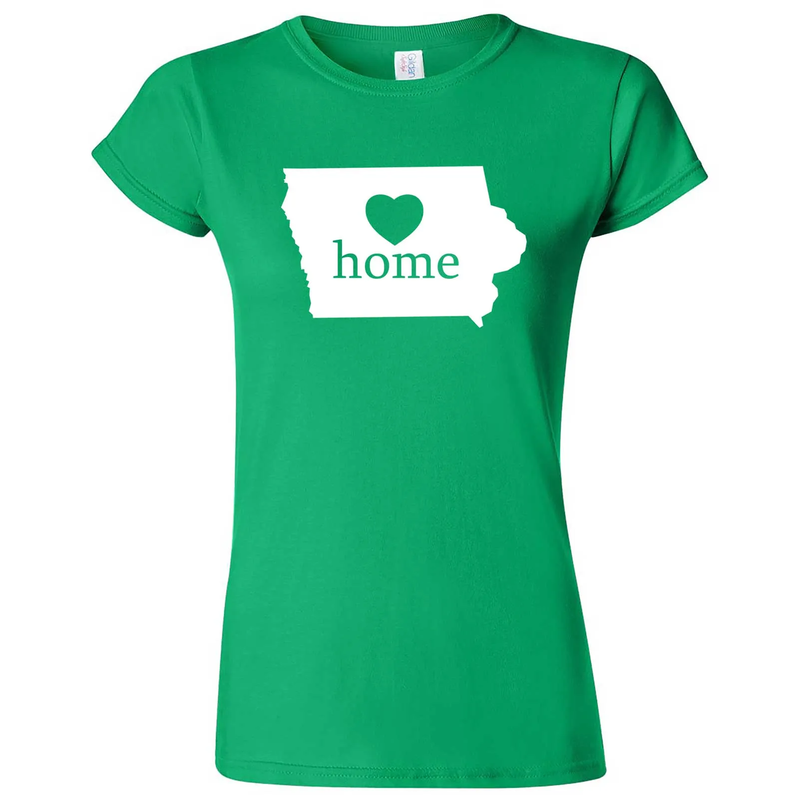 "Iowa Home State Pride" women's t-shirt