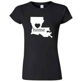 "Louisiana Home State Pride" women's t-shirt