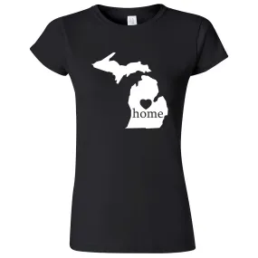 "Michigan Home State Pride" women's t-shirt