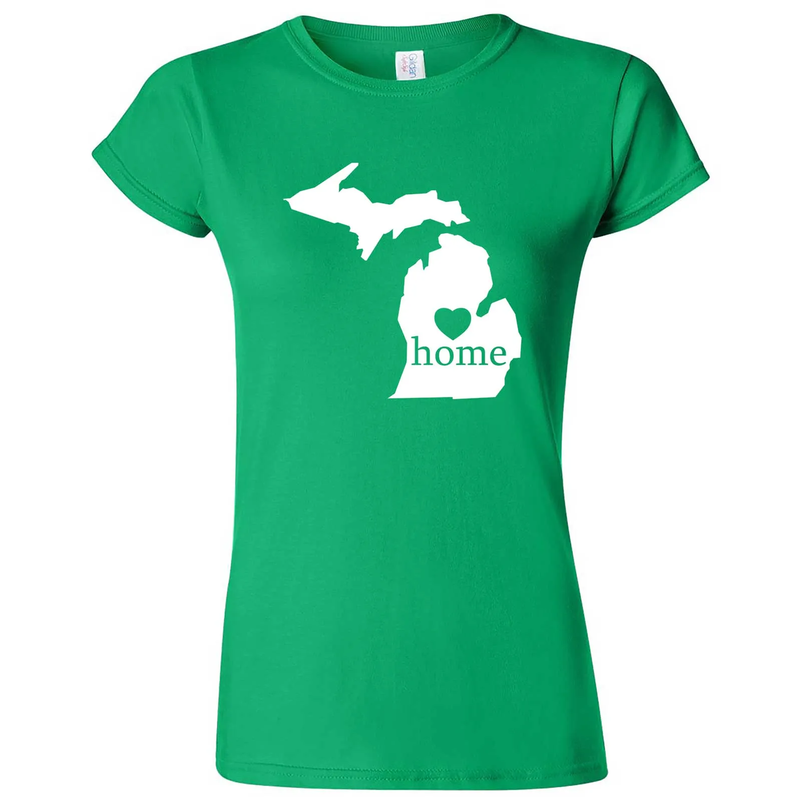 "Michigan Home State Pride" women's t-shirt